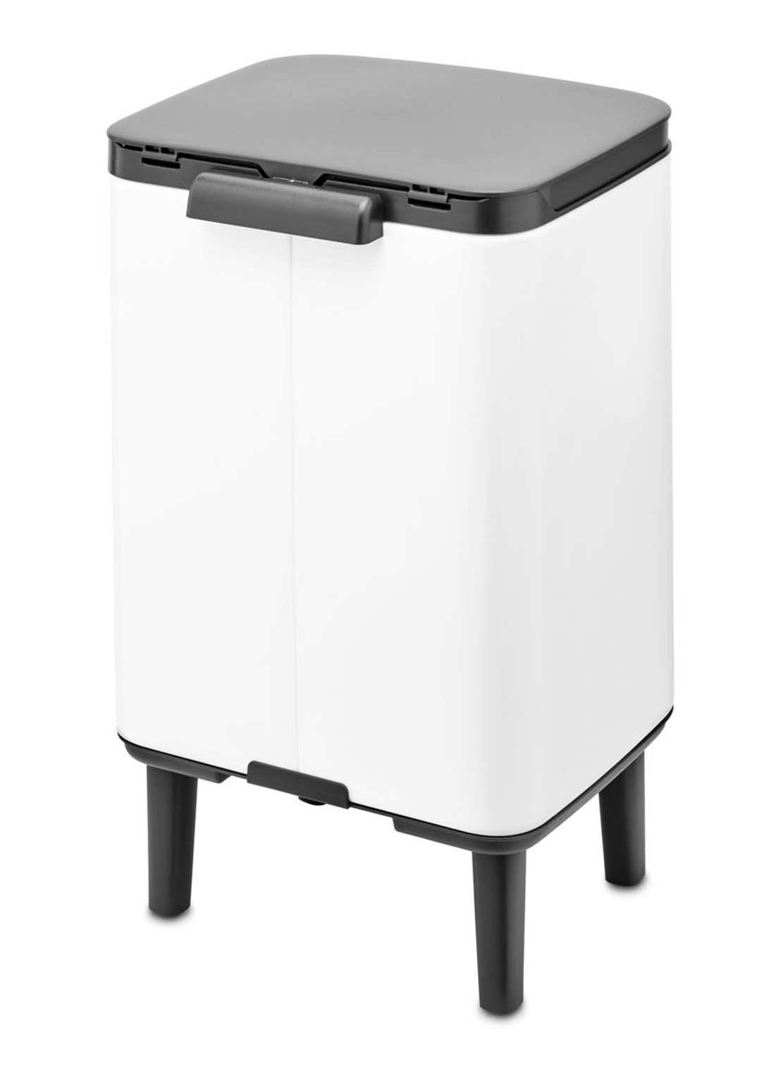 Brabantia Bo Hi afvalemmer 7 liter met kunststof binnenemmer - detail 3 wit