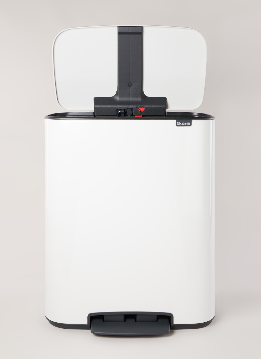 Brabantia Bo  pedaalemmer 2 x 30 liter - voorkant 2 wit