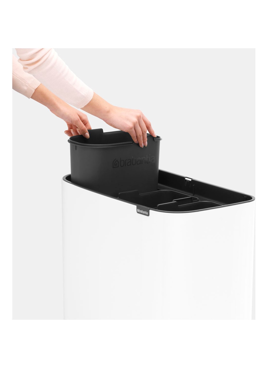 Brabantia Bo pedaalemmer 30 liter - detail 4 wit