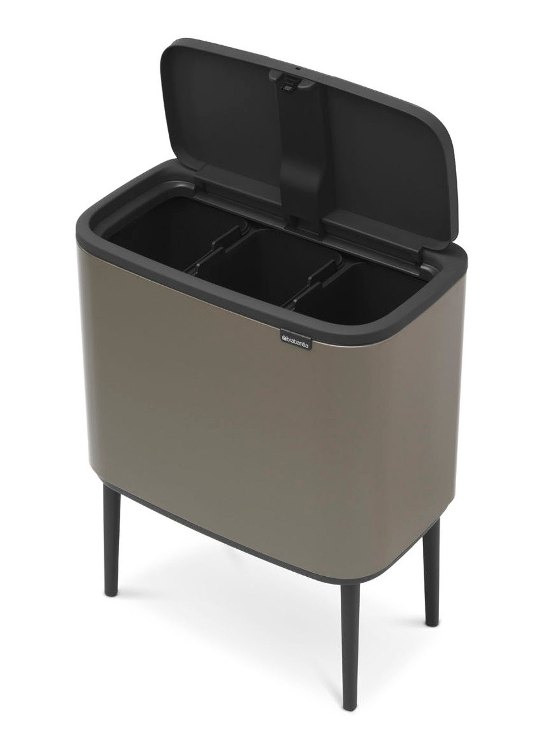 Brabantia Bo pedaalemmer 30 liter - detail 2 donkergrijs