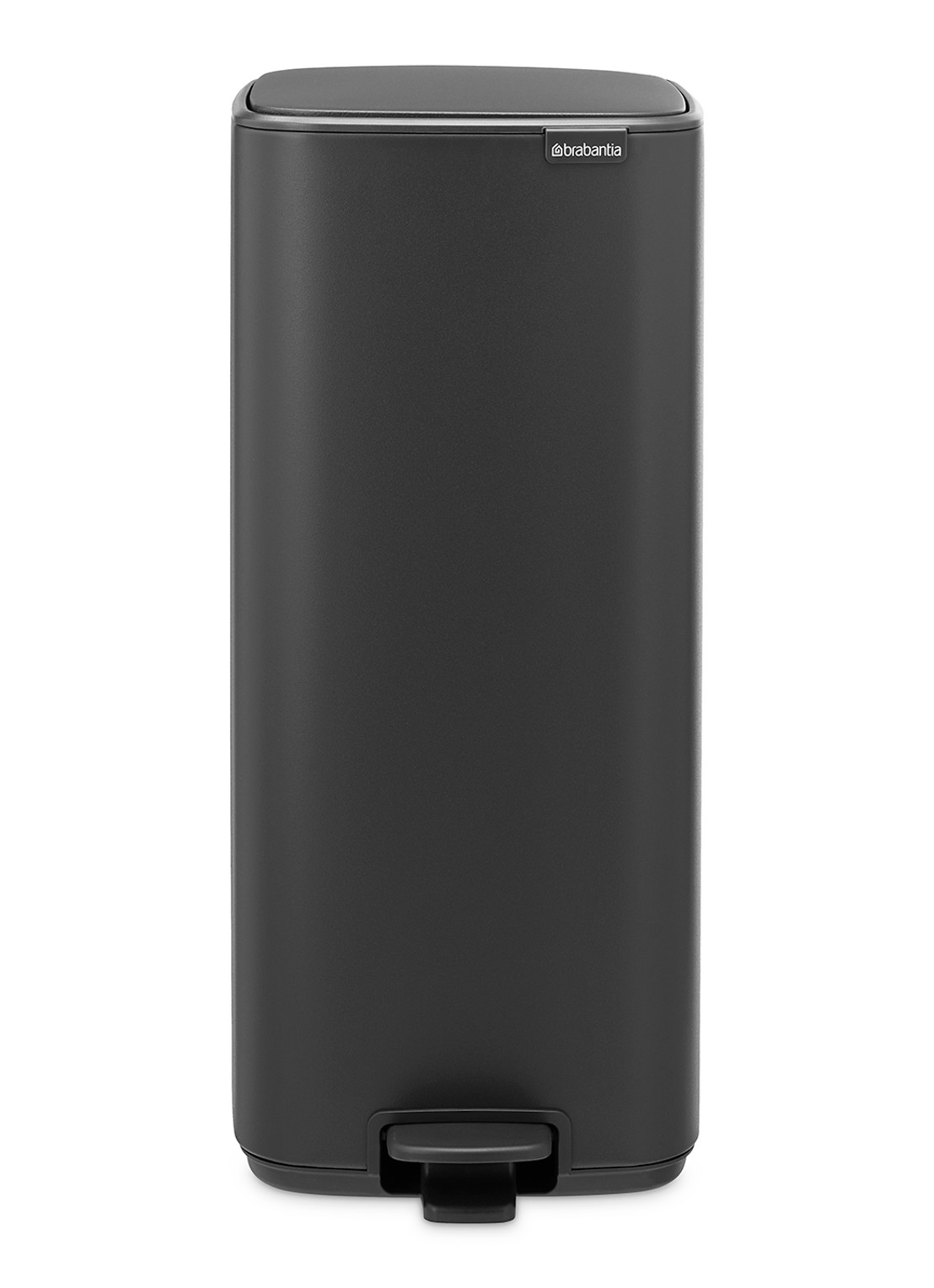 Brabantia Bo pedaalemmer 30 liter - voorkant 3 grijs