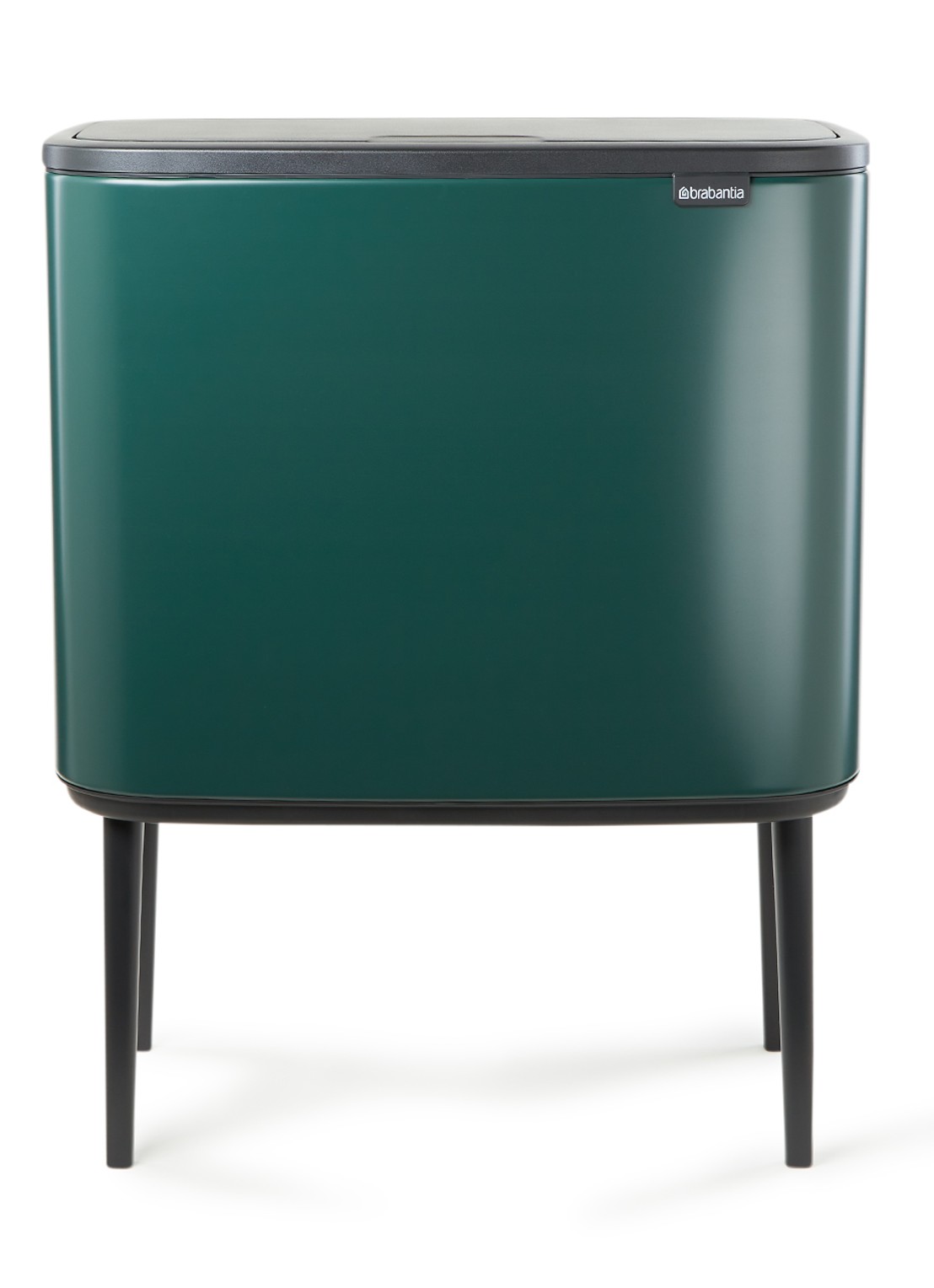 Brabantia Bo pedaalemmer 30 liter - voorkant 3 donkergroen