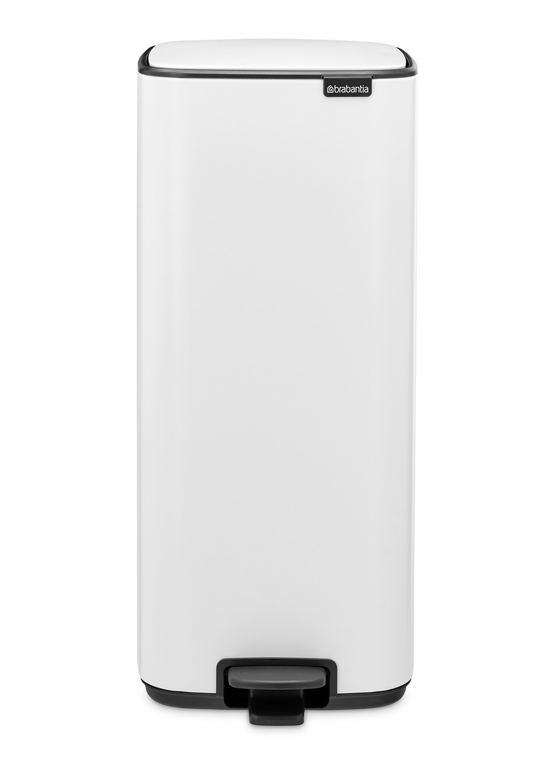 Brabantia Bo pedaalemmer 30 liter - voorkant 2 wit