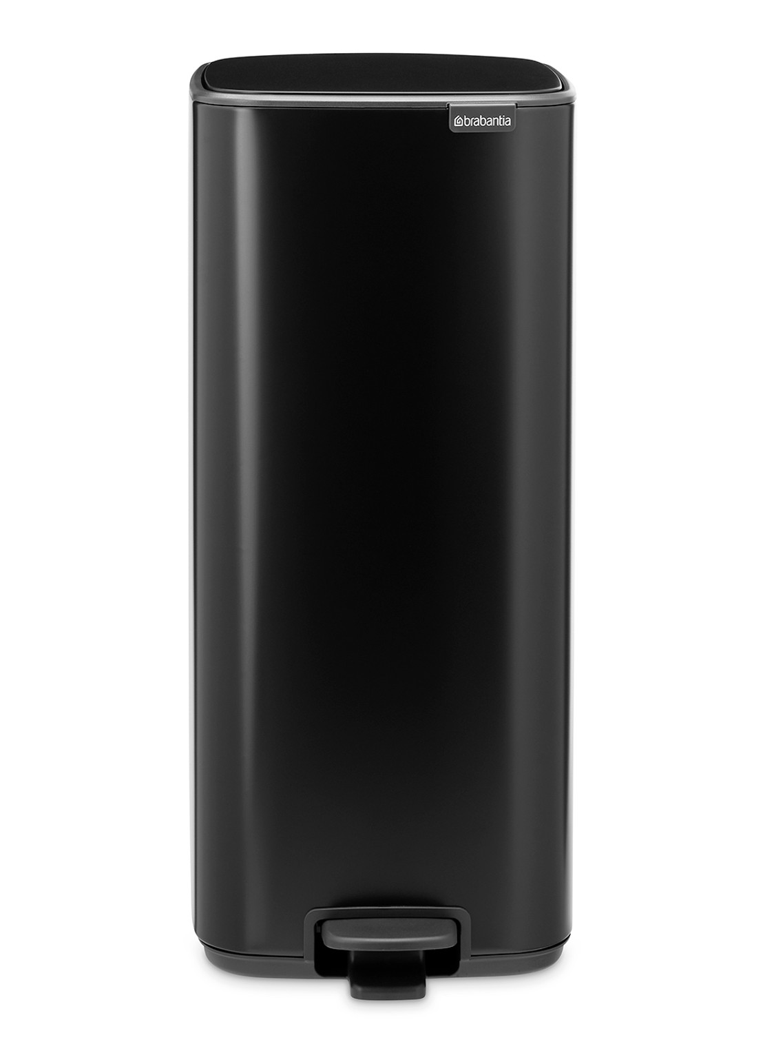 Brabantia Bo pedaalemmer 30 liter - voorkant 7 zwart