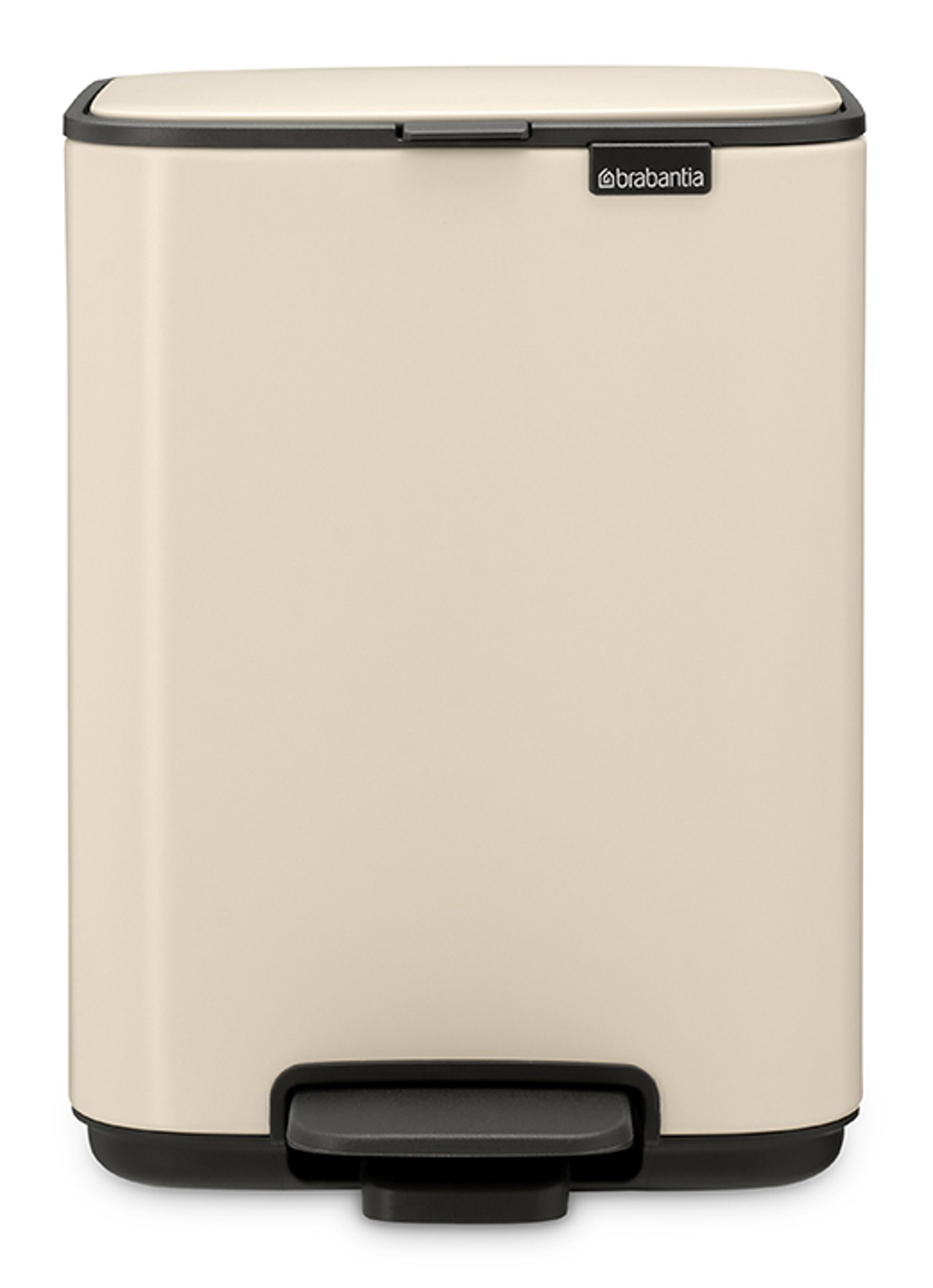 Brabantia Bo pedaalemmer 4 liter  - voorkant 7 beige