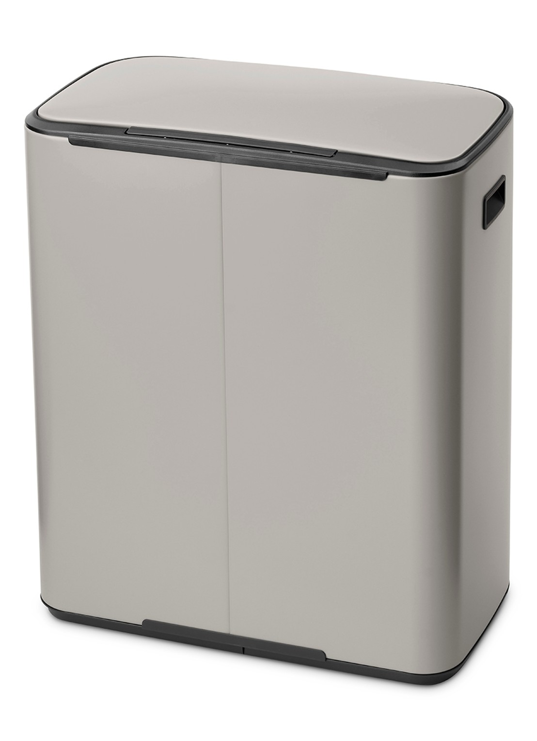 Brabantia Bo pedaalemmer 60 liter - voorkant 8 middengrijs