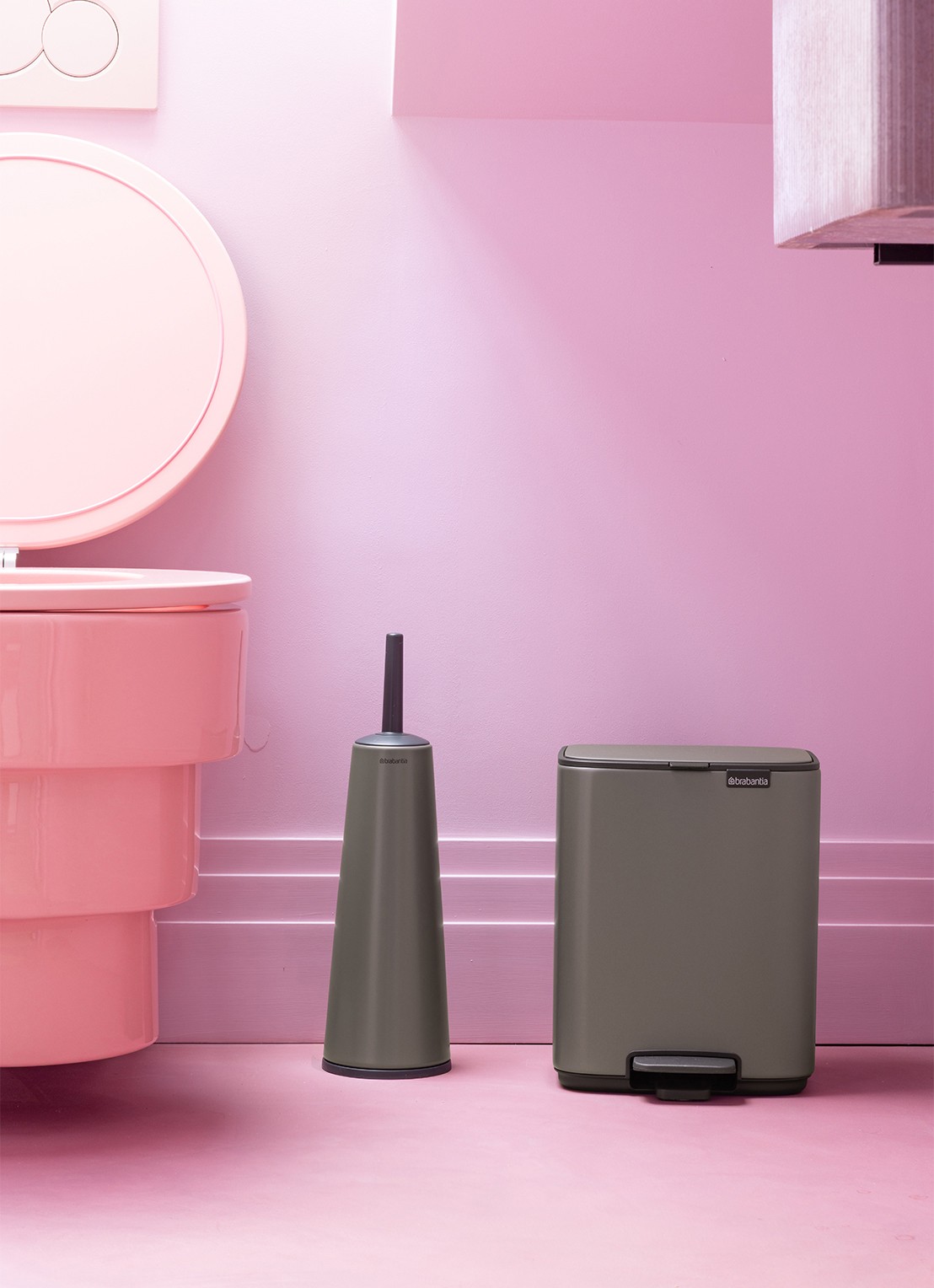 Brabantia Bo pedaalemmer 7 liter - detail 6 grijs
