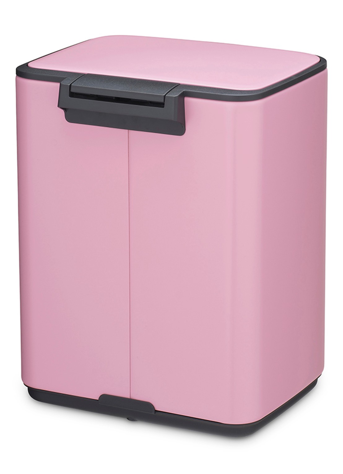 Brabantia Bo pedaalemmer 7 liter - achterkant donkerroze