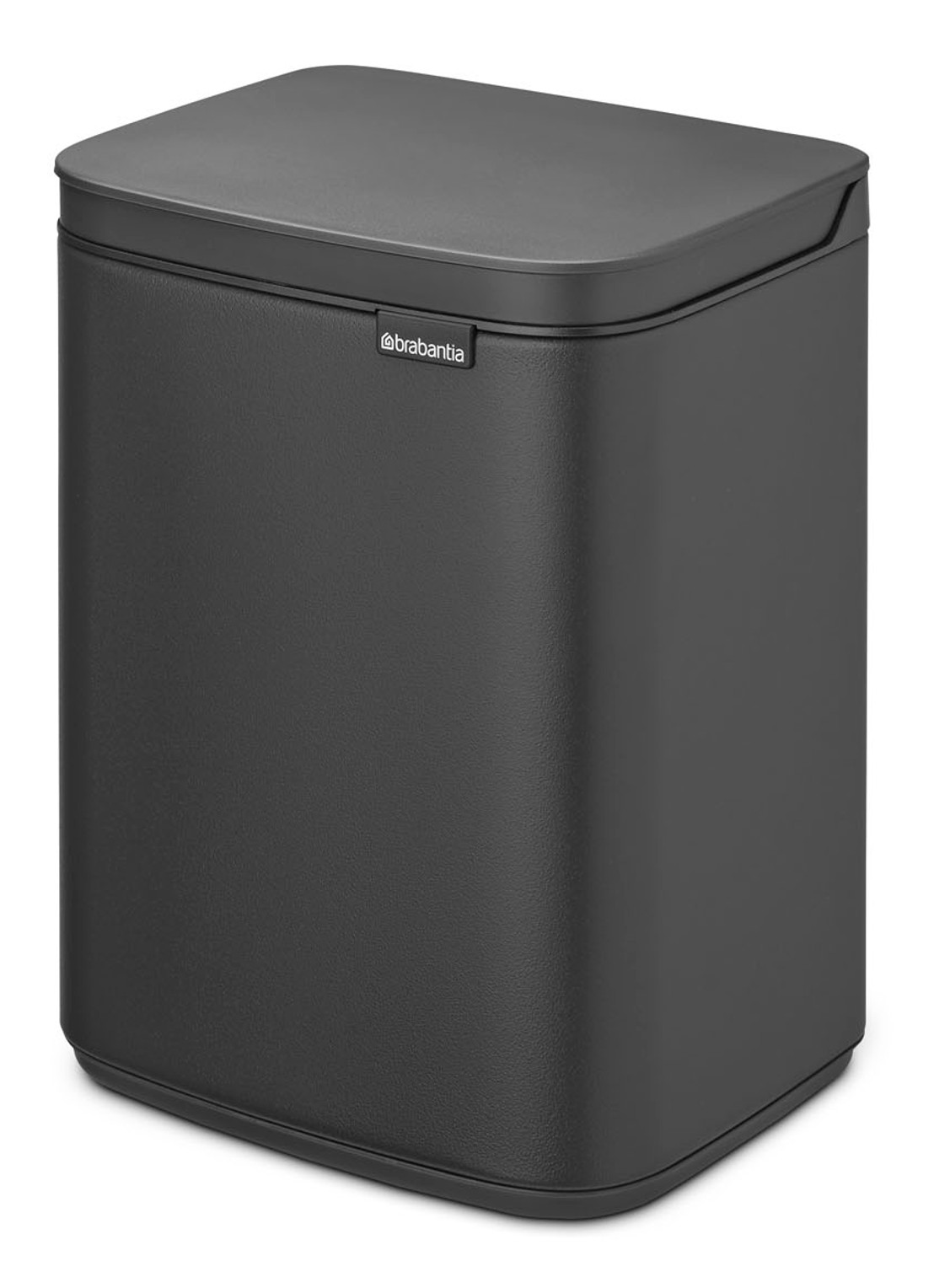 Brabantia Bo prullenbak met deksel 4 liter - achterkant 6 antraciet