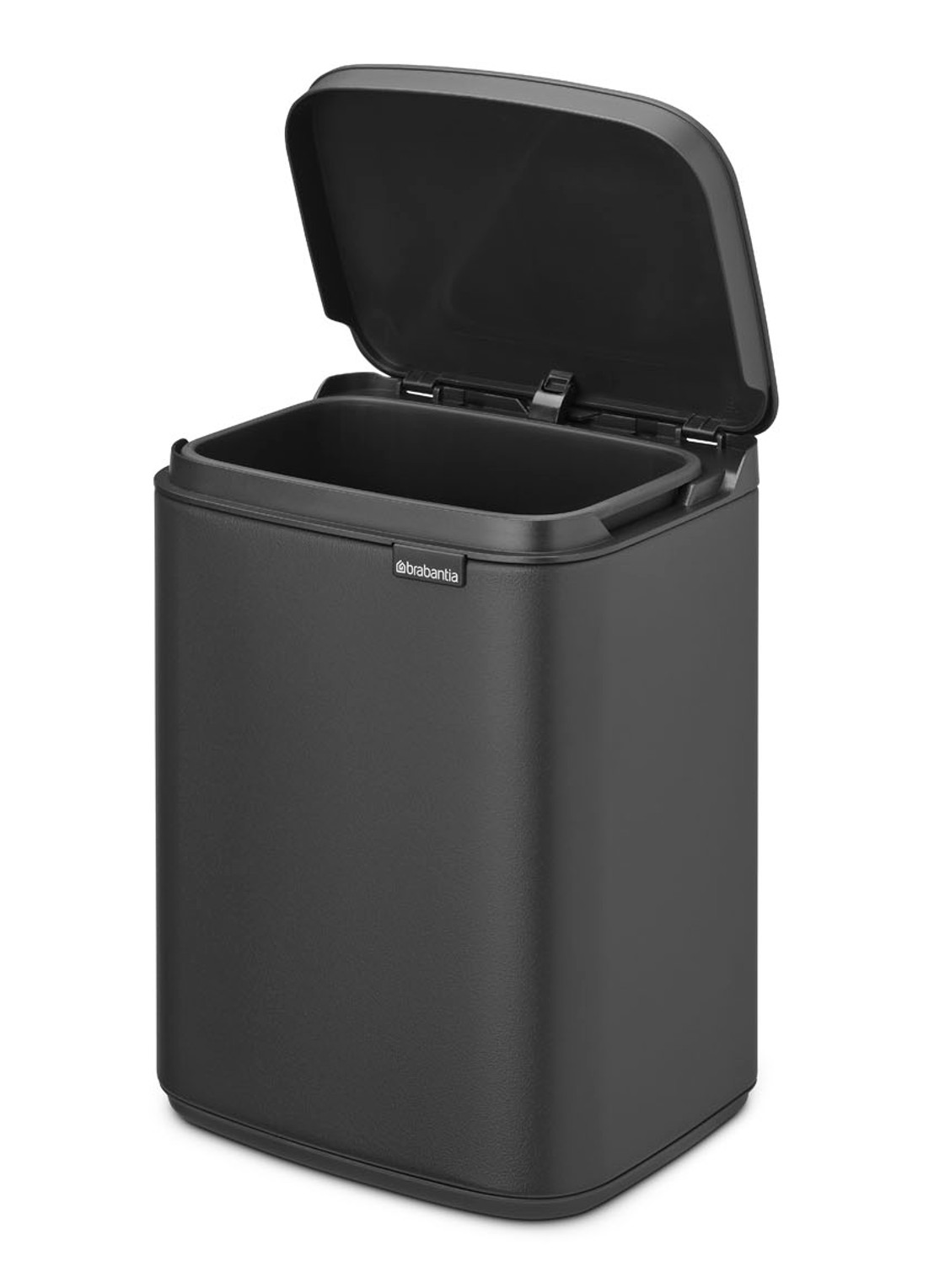 Brabantia Bo prullenbak met deksel 4 liter - detail 2 antraciet