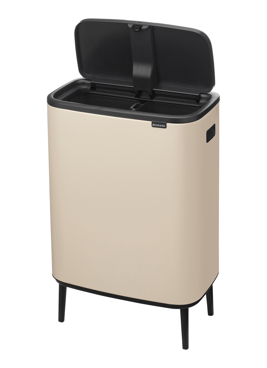 Brabantia Bo Touch Bin Hi prullenbak 2 x 30 liter - detail 5 beige