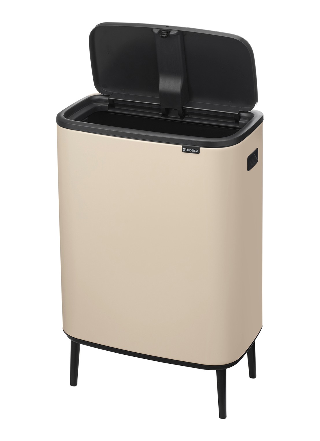 Brabantia Bo Touch Bin Hi prullenbak 60 liter - detail 2 beige