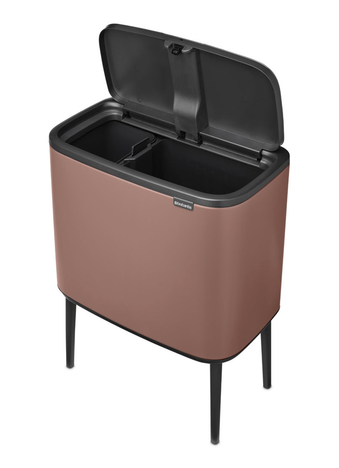 Brabantia Bo Touch Bin prullenbak 11 + 23 liter - detail 3 taupe