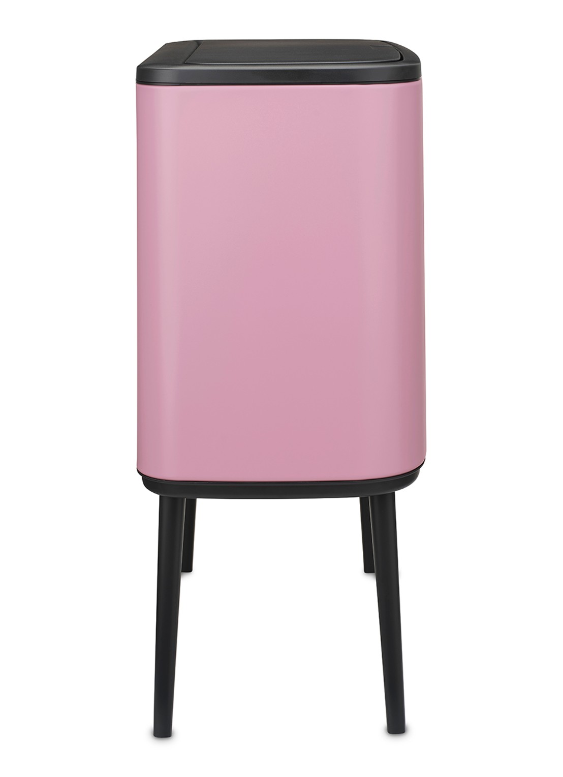 Brabantia Bo Touch Bin prullenbak 11 + 23 liter - achterkant 3 donkerroze