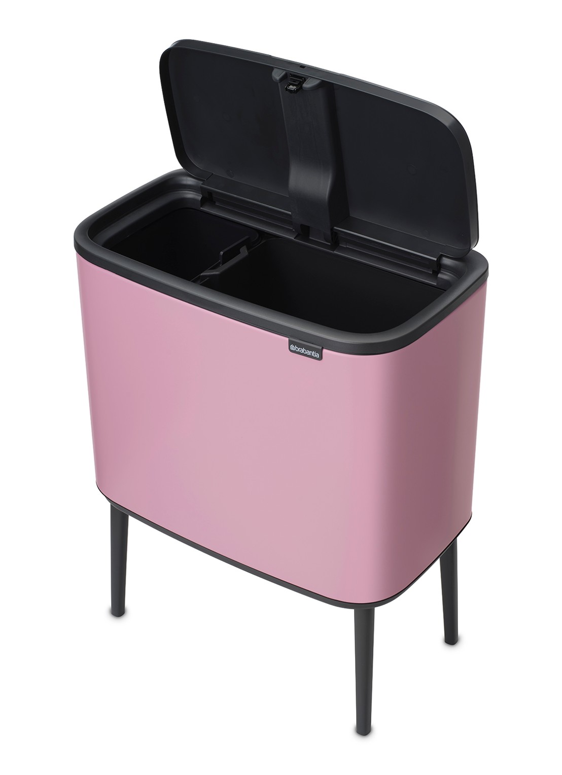Brabantia Bo Touch Bin prullenbak 11 + 23 liter - detail 5 donkerroze
