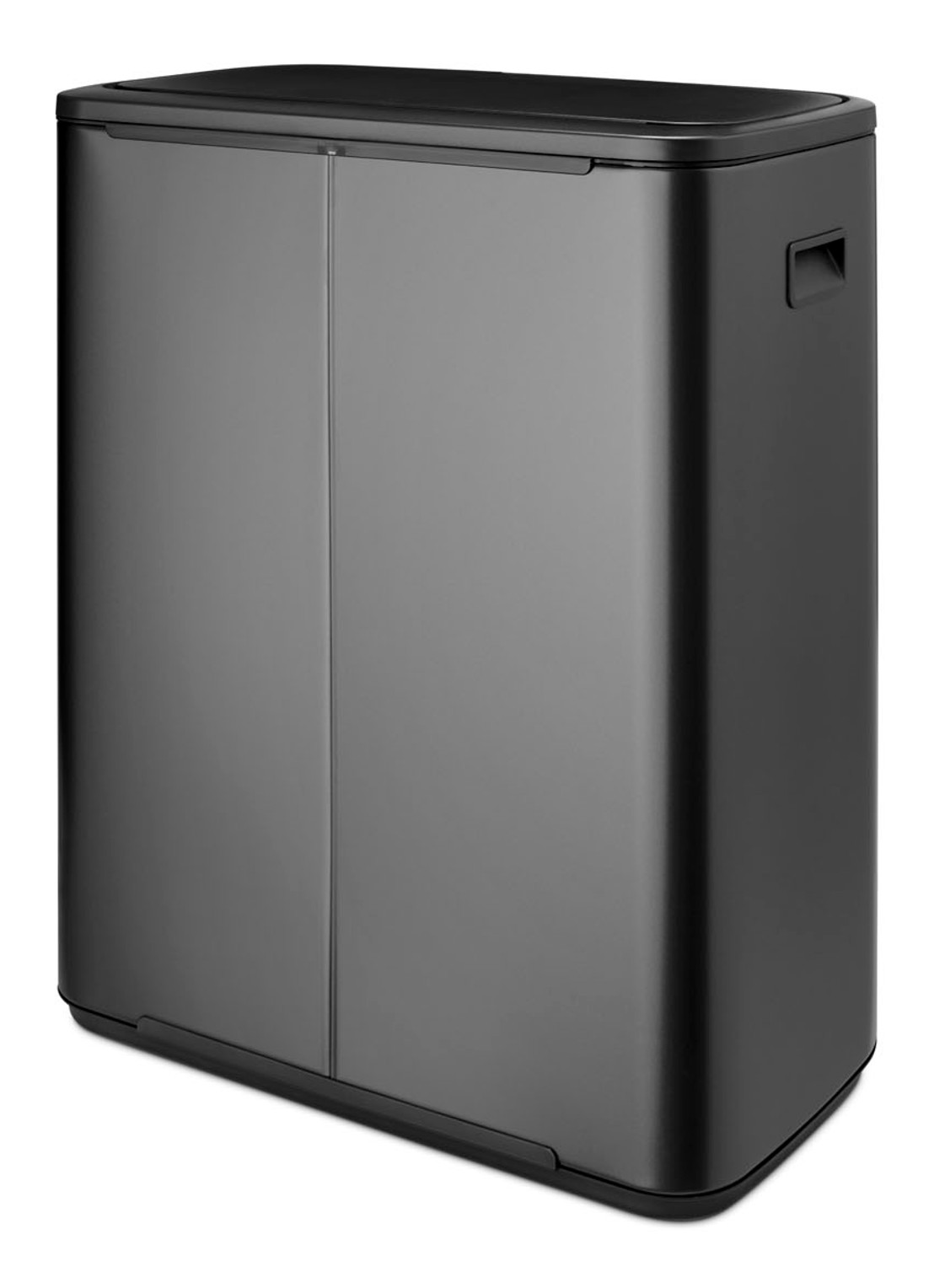 Brabantia Bo Touch Bin prullenbak 2 x 30 liter - voorkant 3 grijs