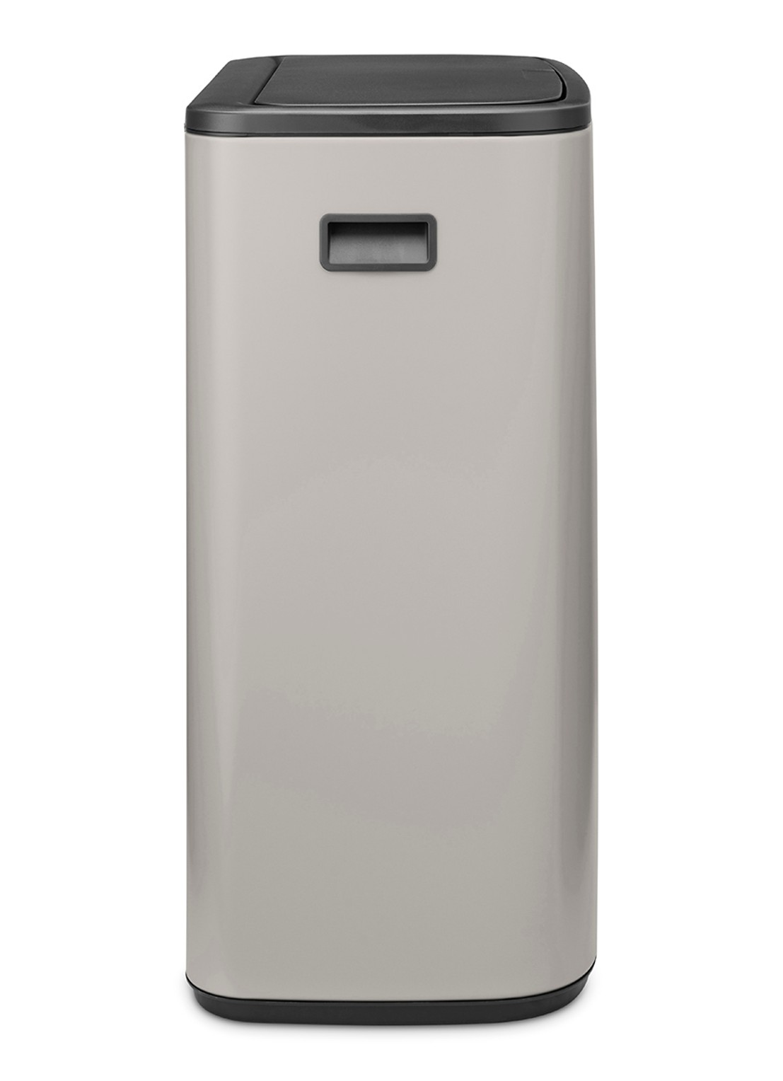 Brabantia Bo Touch Bin prullenbak 2 x 30 liter - achterkant 3 middengrijs