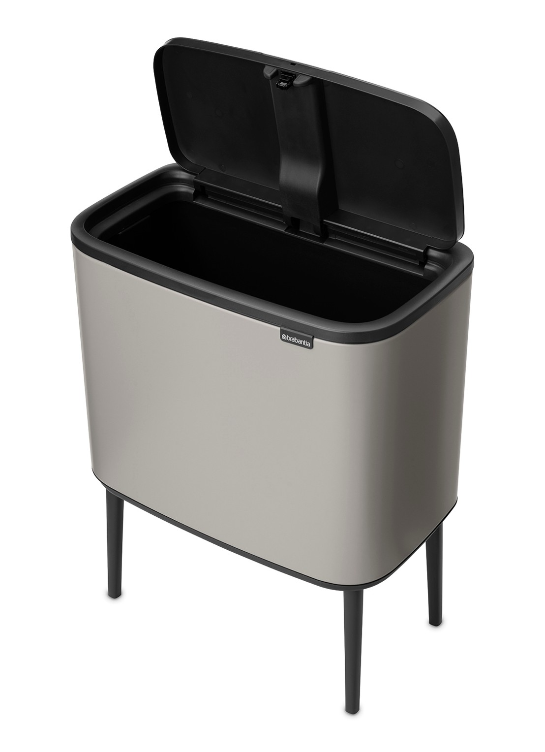Brabantia Bo Touch Bin prullenbak 36 liter - detail 5 middengrijs