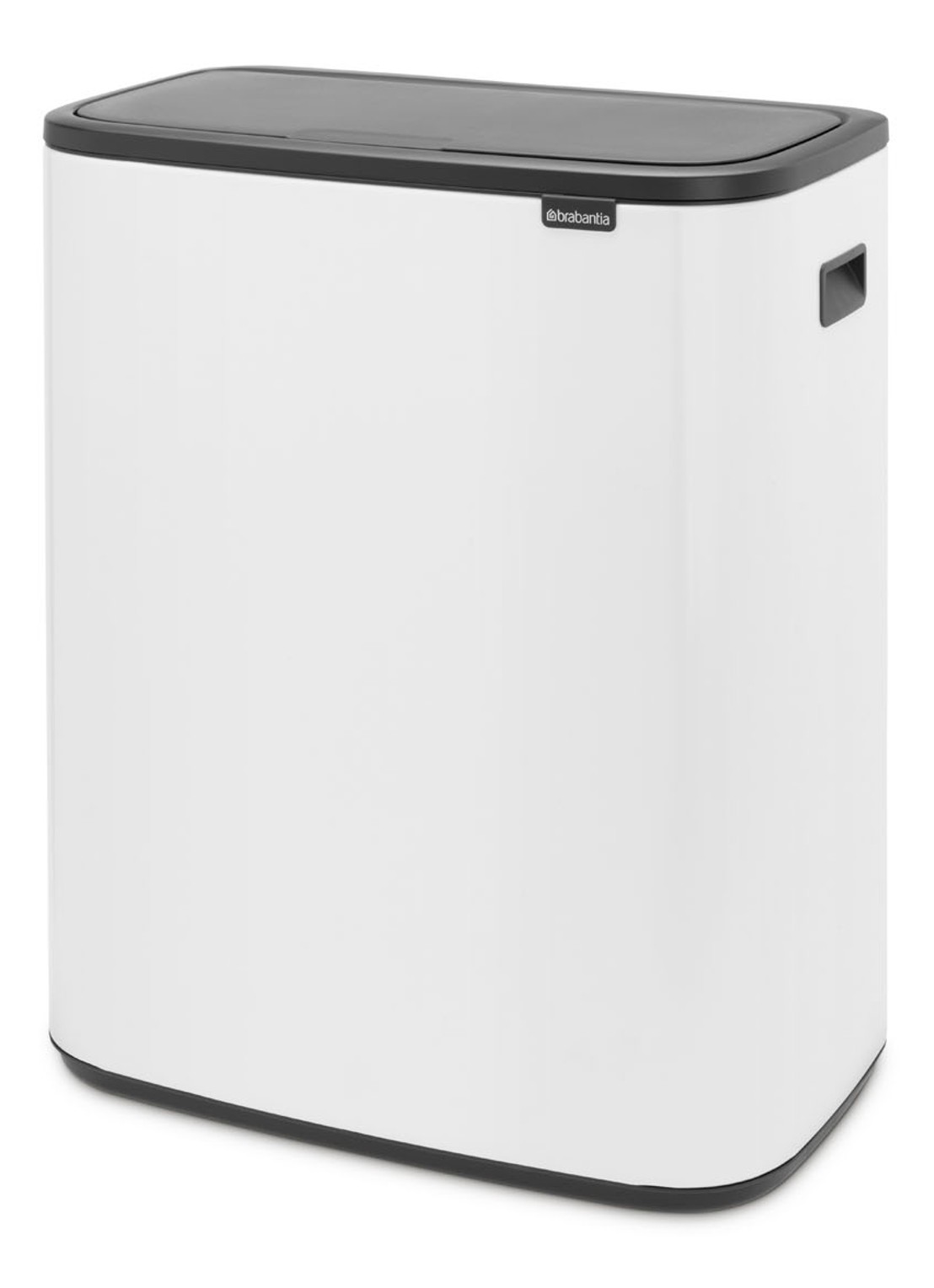Brabantia Bo Touch Bin prullenbak met deksel 60 liter - detail wit