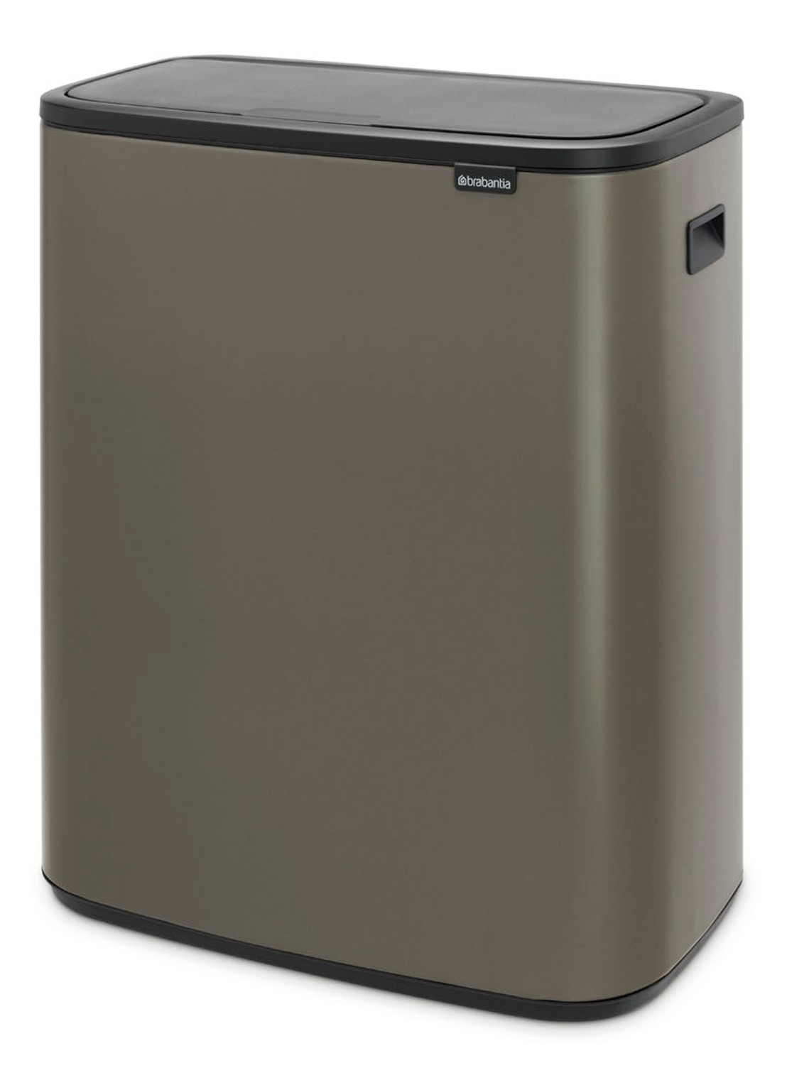 Brabantia Bo Touch Bin prullenbak met deksel 60 liter - detail 3 donkergrijs