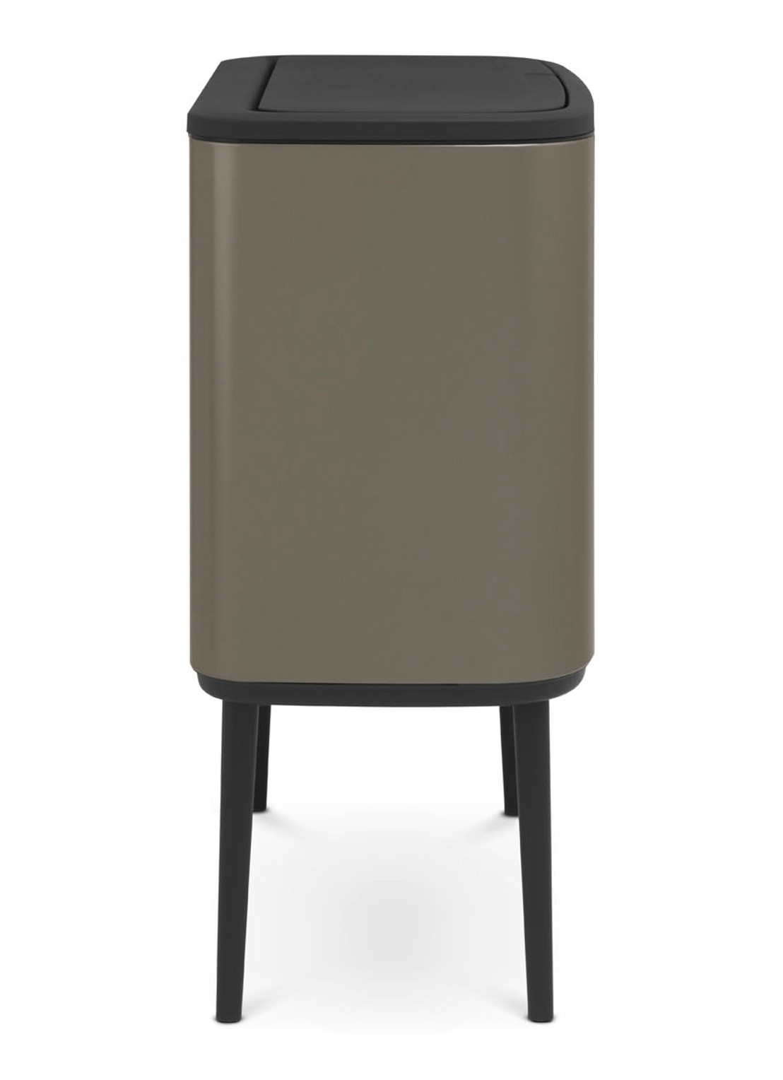Brabantia Bo Touch Bin prullenbak met deksel op pootjes 36 liter - detail 5 middengrijs