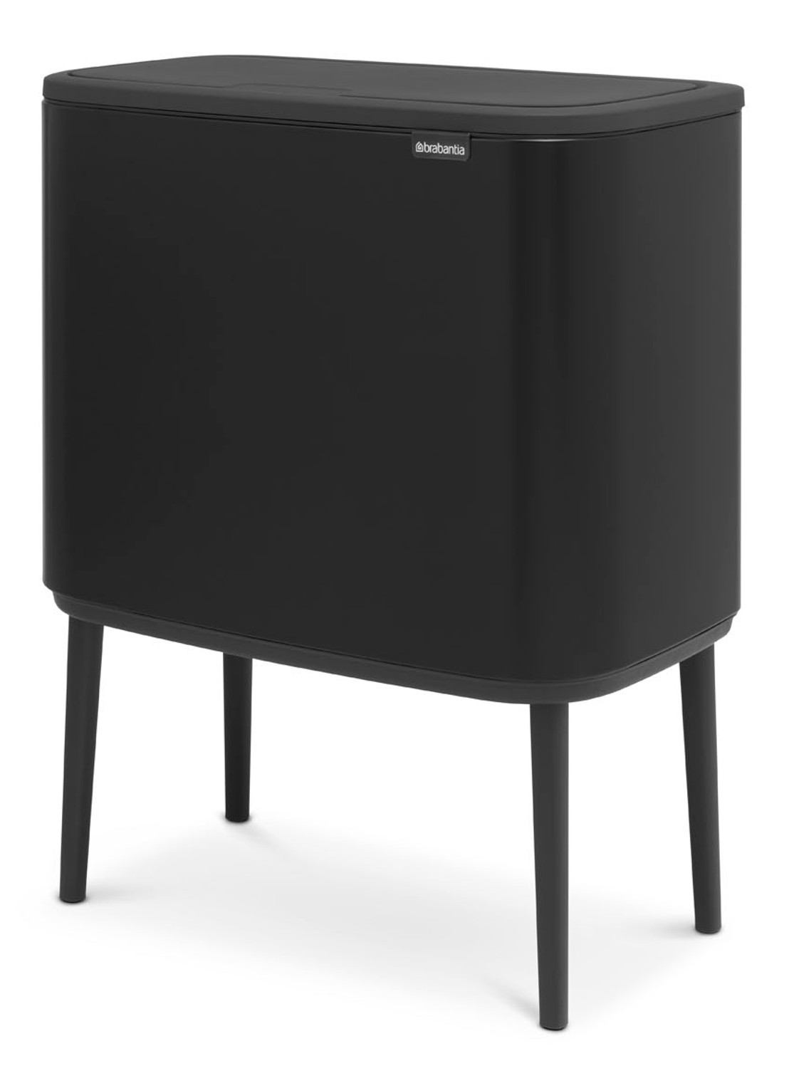 Brabantia Bo Touch Bin prullenbak met deksel op pootjes 36 liter - detail 3 zwart