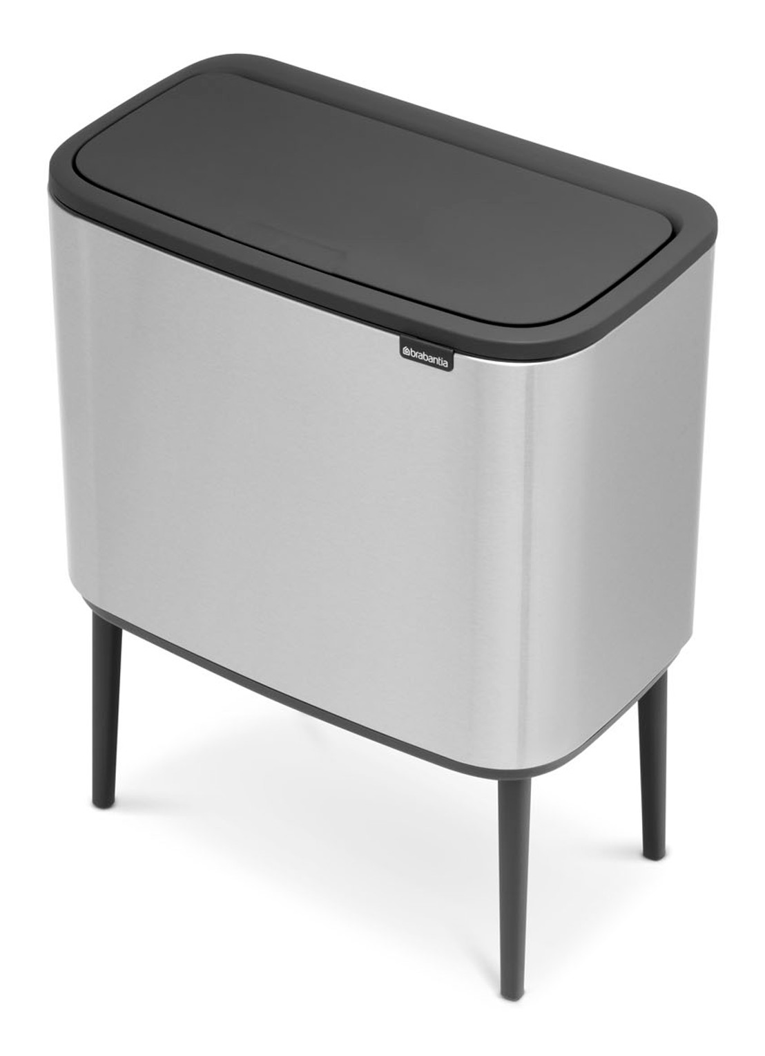 Brabantia Bo Touch Bin prullenbak met deksel op pootjes 36 liter - detail 3 zilver