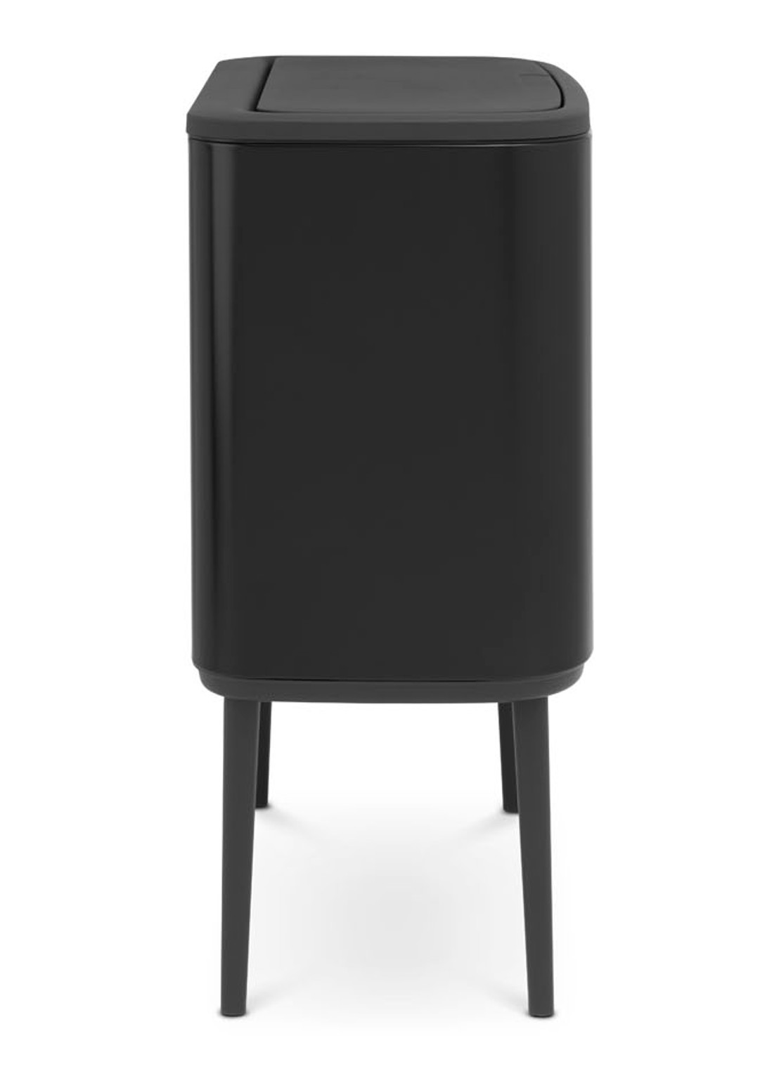 Brabantia Bo Touch Bin recyling duo prullenbak met deksel op pootjes 11 + 23 liter - detail 7 zwart