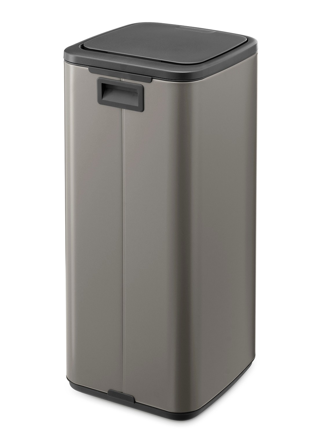 Brabantia Bo touch prullenbak 30 liter - detail grijs