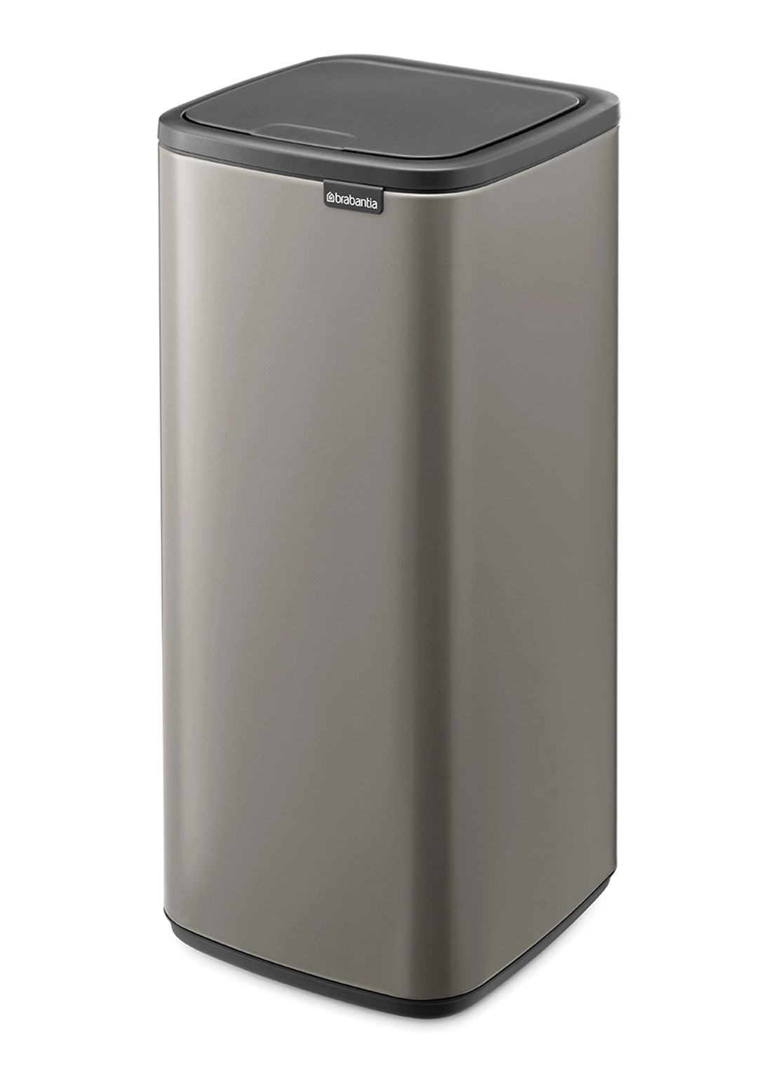 Brabantia Bo touch prullenbak 30 liter - voorkant 7 grijs