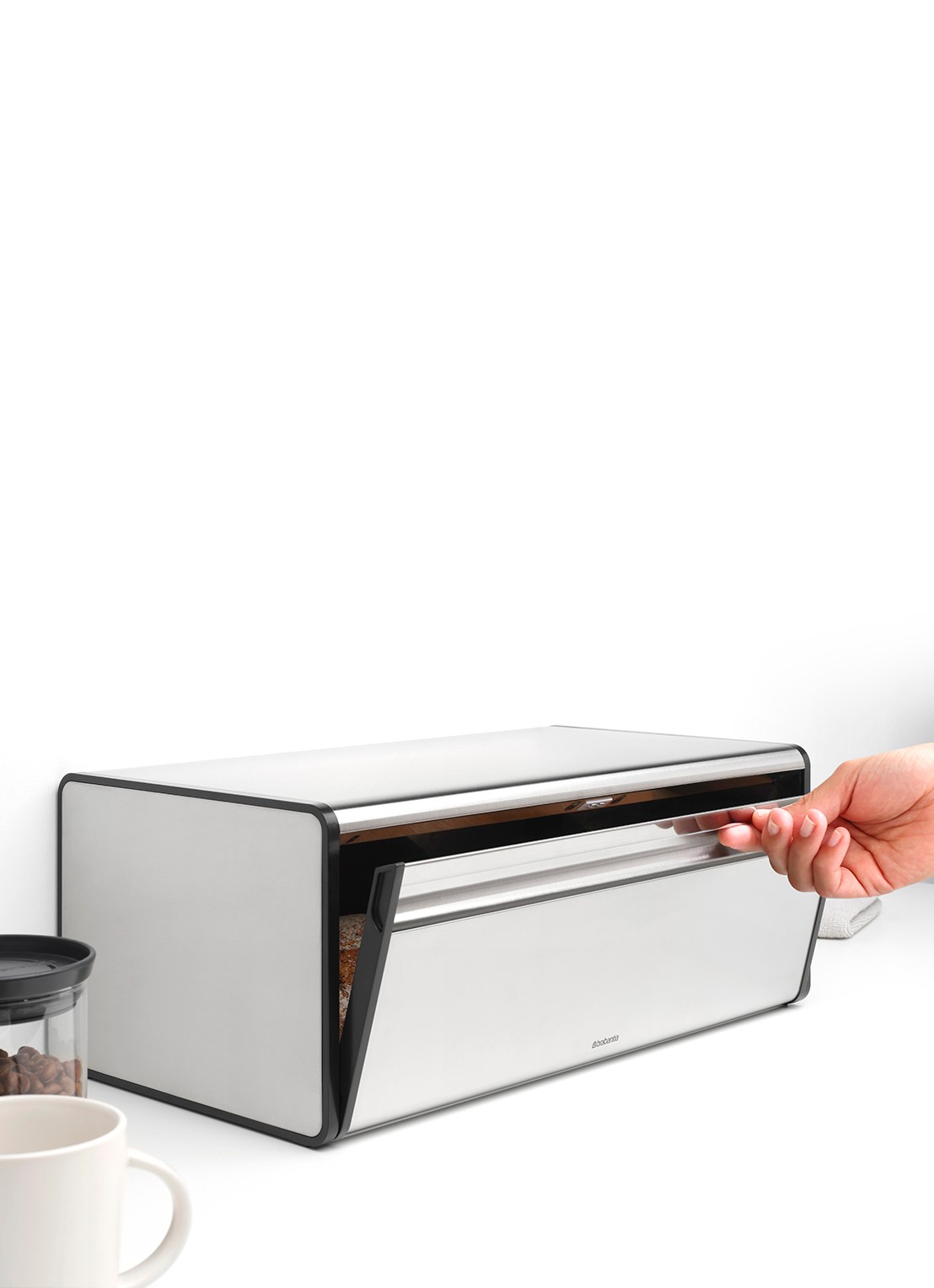 Brabantia  Broodtrommel 46,5 cm - detail 6 lichtgrijs