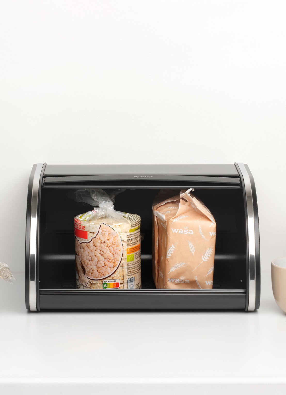 Brabantia Broodtrommel met schuifdeksel  - detail 8 zwart
