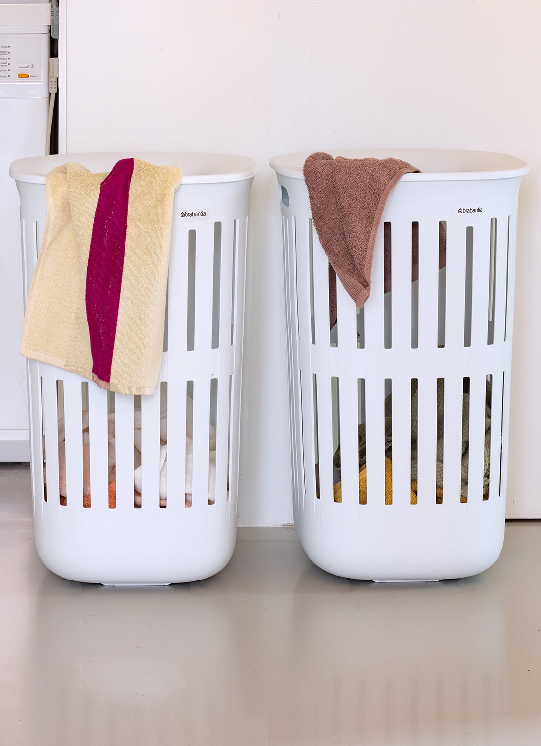 Brabantia Collect-It wasmand 55 liter set van 2 - detail 7 wit