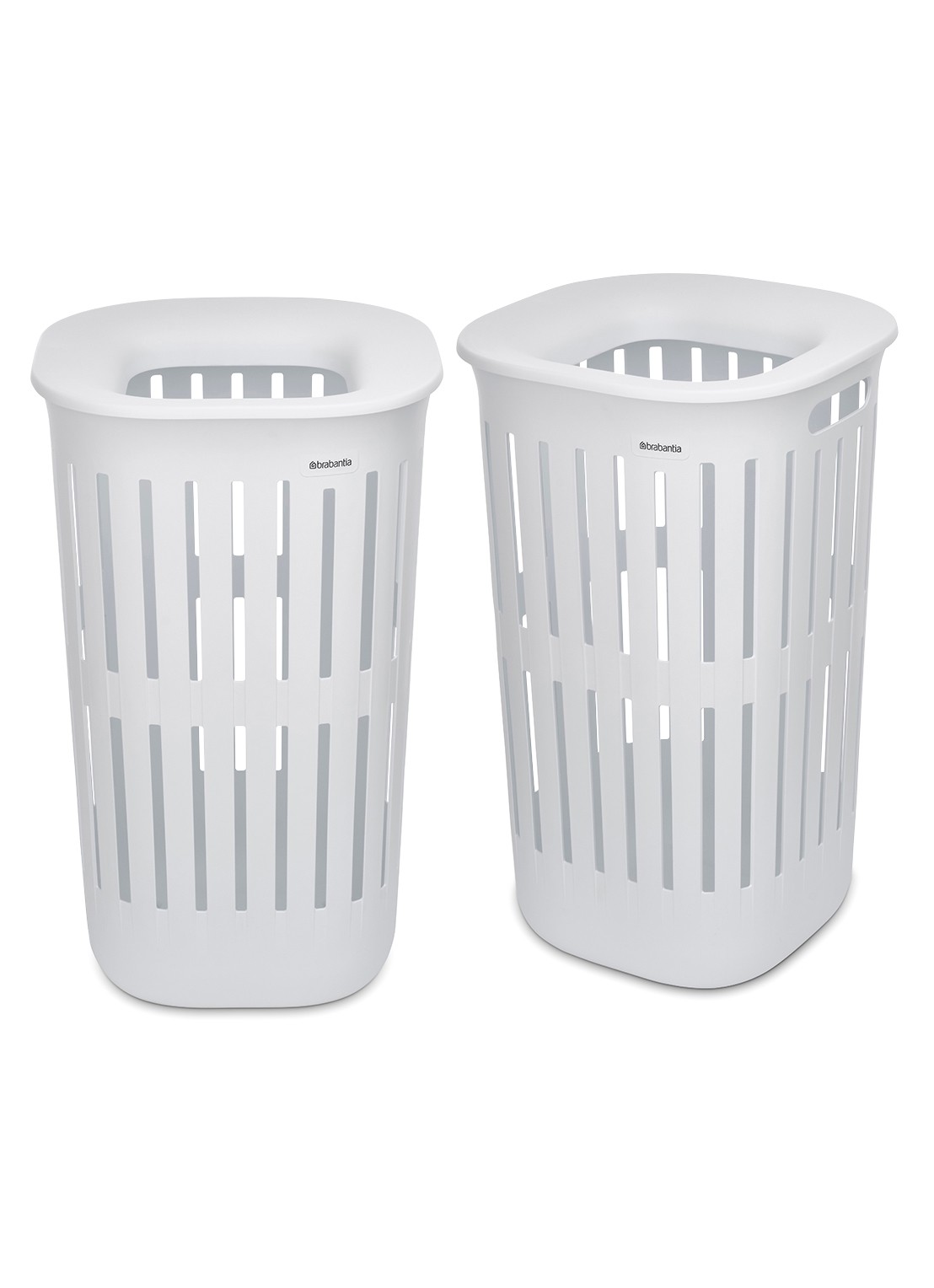 Brabantia Collect-It wasmand 55 liter set van 2 - voorkant 2 wit
