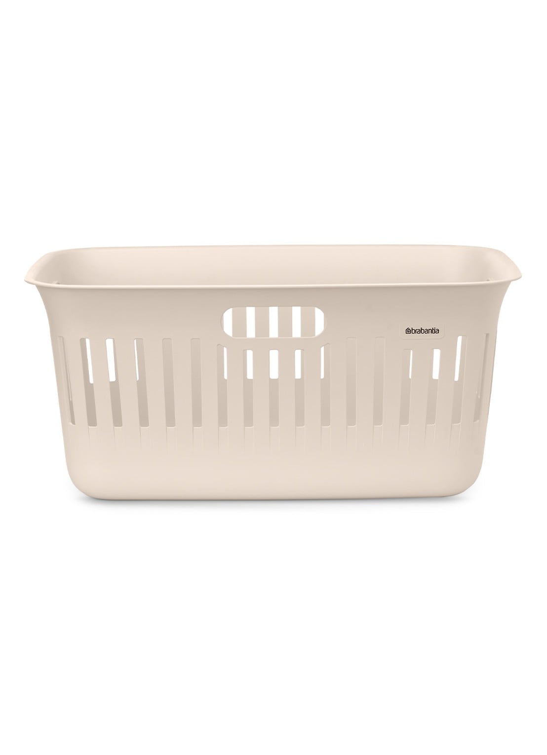Brabantia Collect-It wasmand met deksel 40 liter set van 2 - voorkant 8 beige