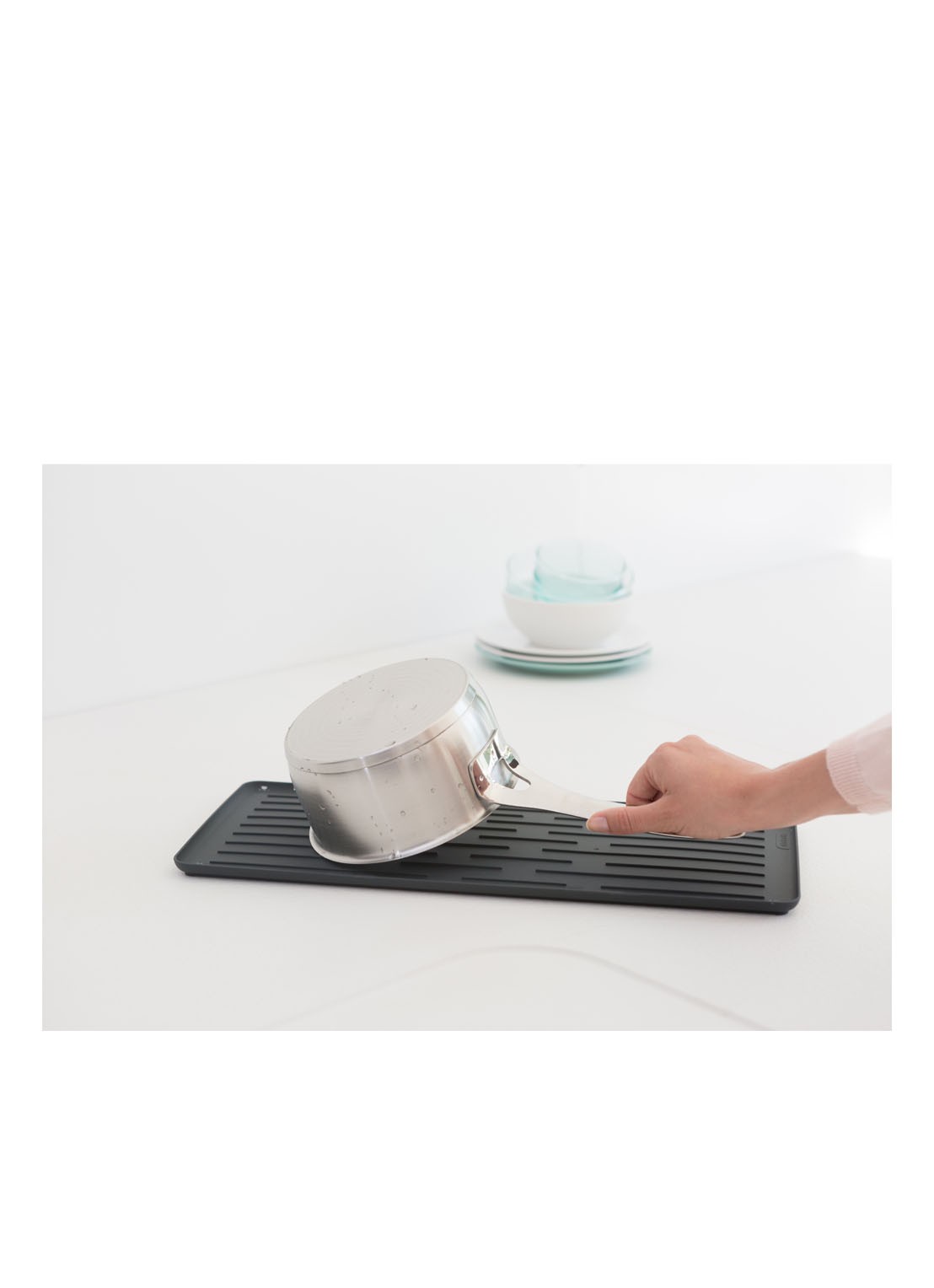 Brabantia Compact Dish afdruiprek - detail 5 donkergrijs