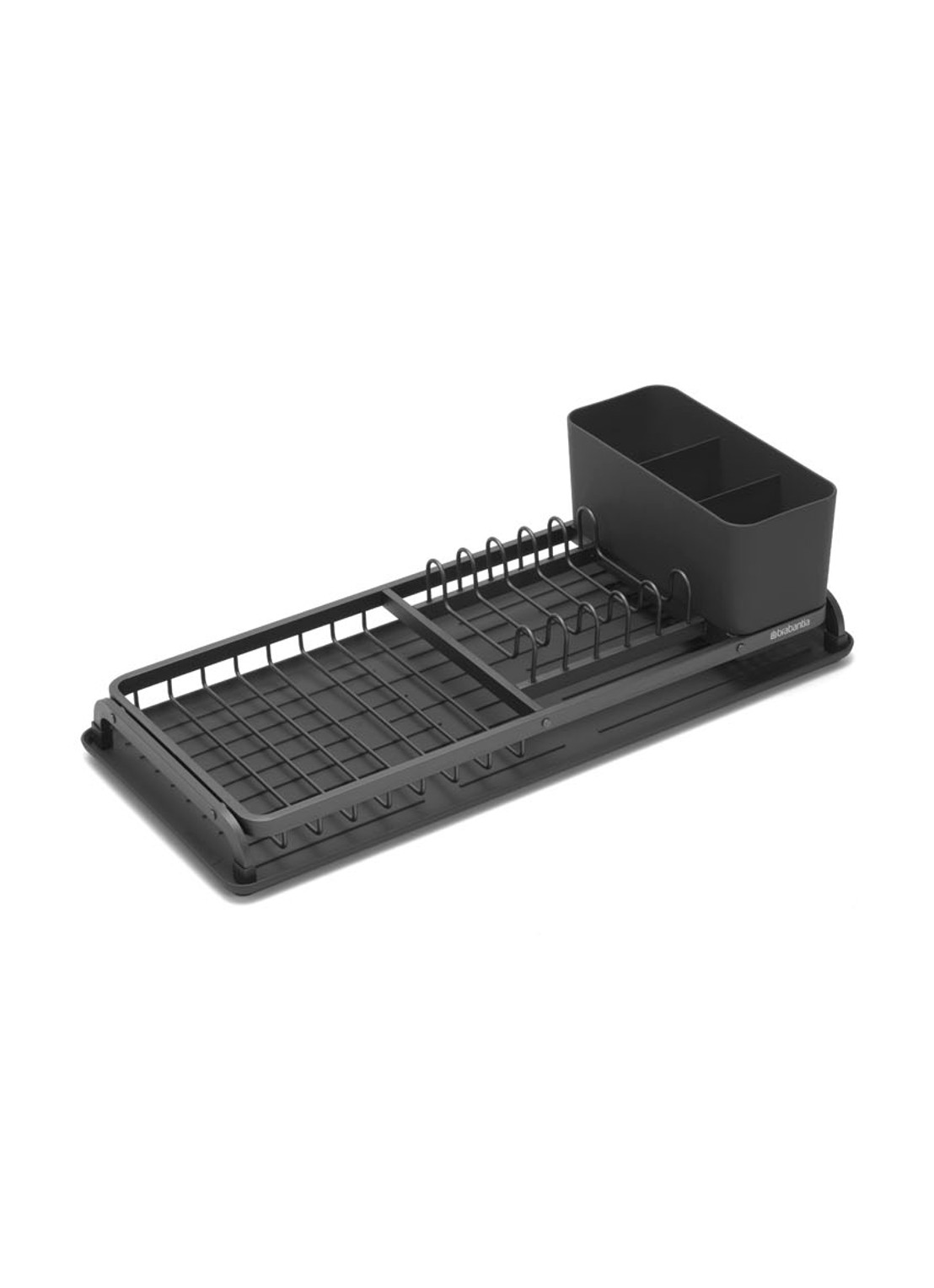 Brabantia Compact Dish afdruiprek - voorkant 2 donkergrijs