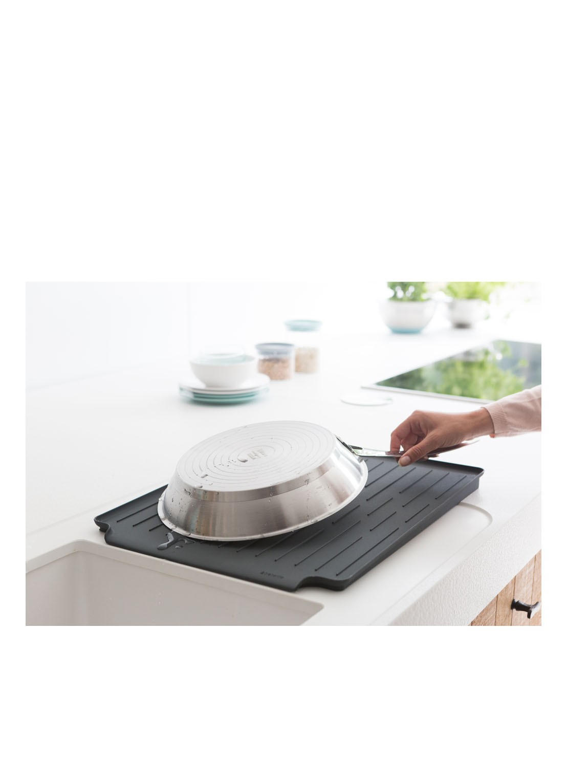 Brabantia Dish afdruiprek - detail 4 donkergrijs