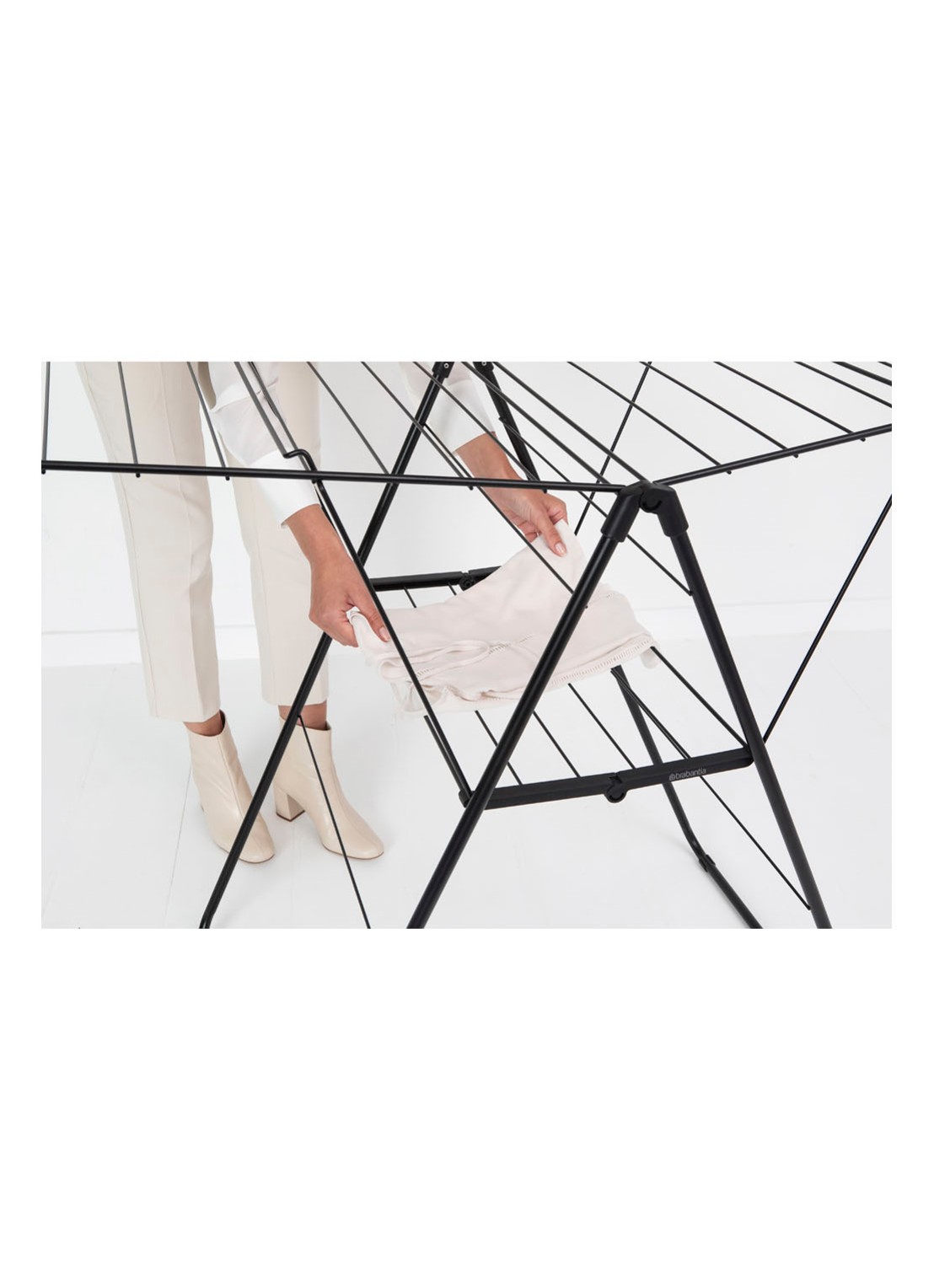 Brabantia Hangon droogrek 20 meter - detail 4 zwart