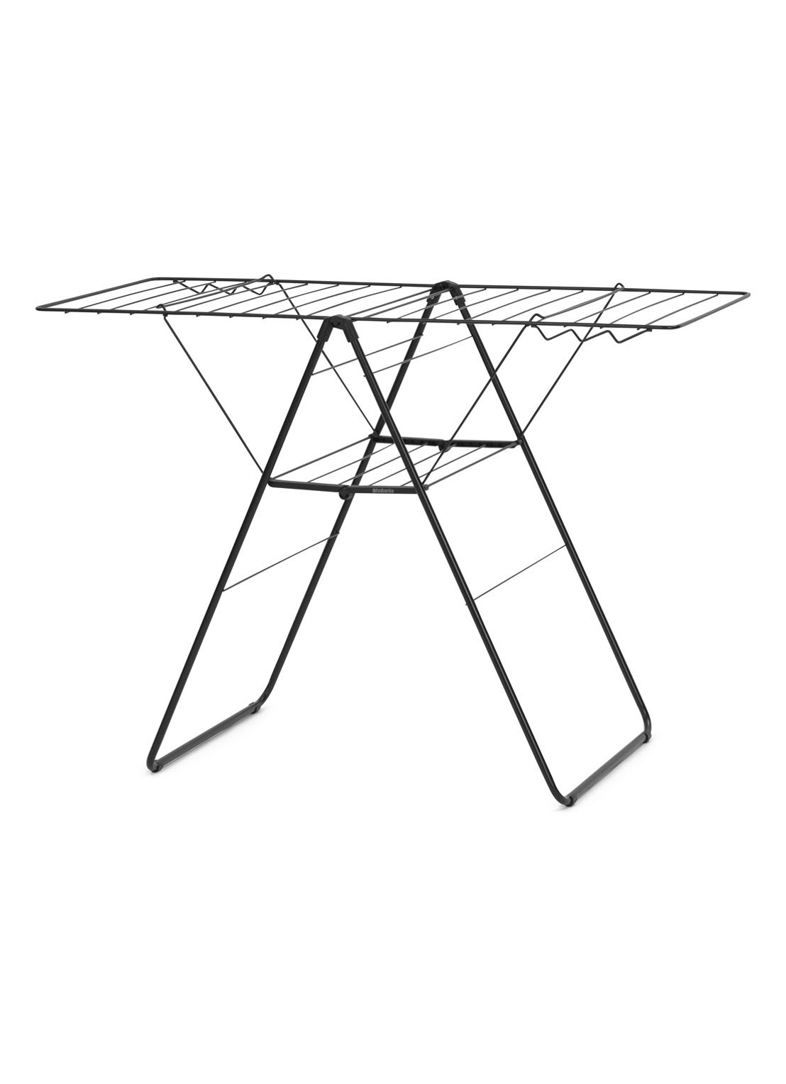 Brabantia Hangon droogrek 20 meter - voorkant 6 zwart