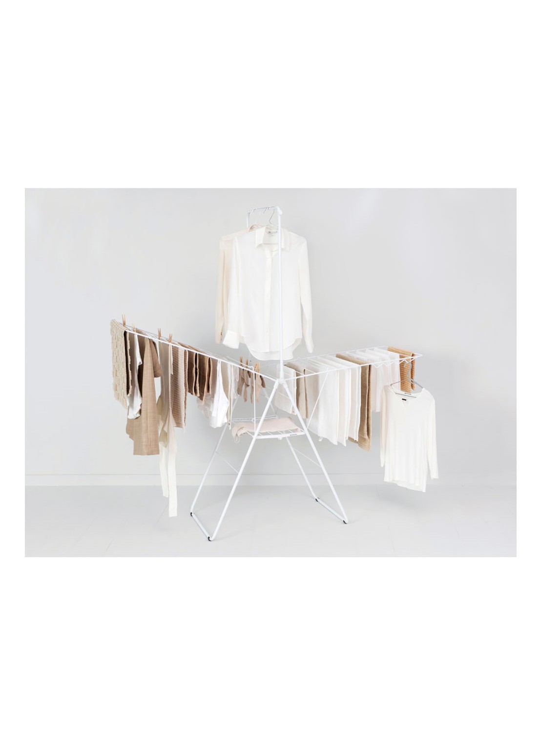 Brabantia Hangon droogrek 25 meter met beugel - detail 2 wit