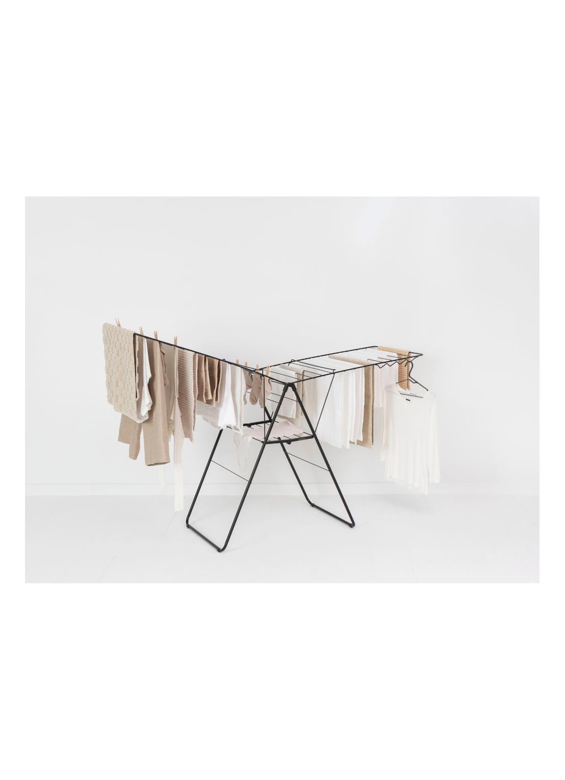 Brabantia Hangon droogrek 25 meter - detail 2 zwart