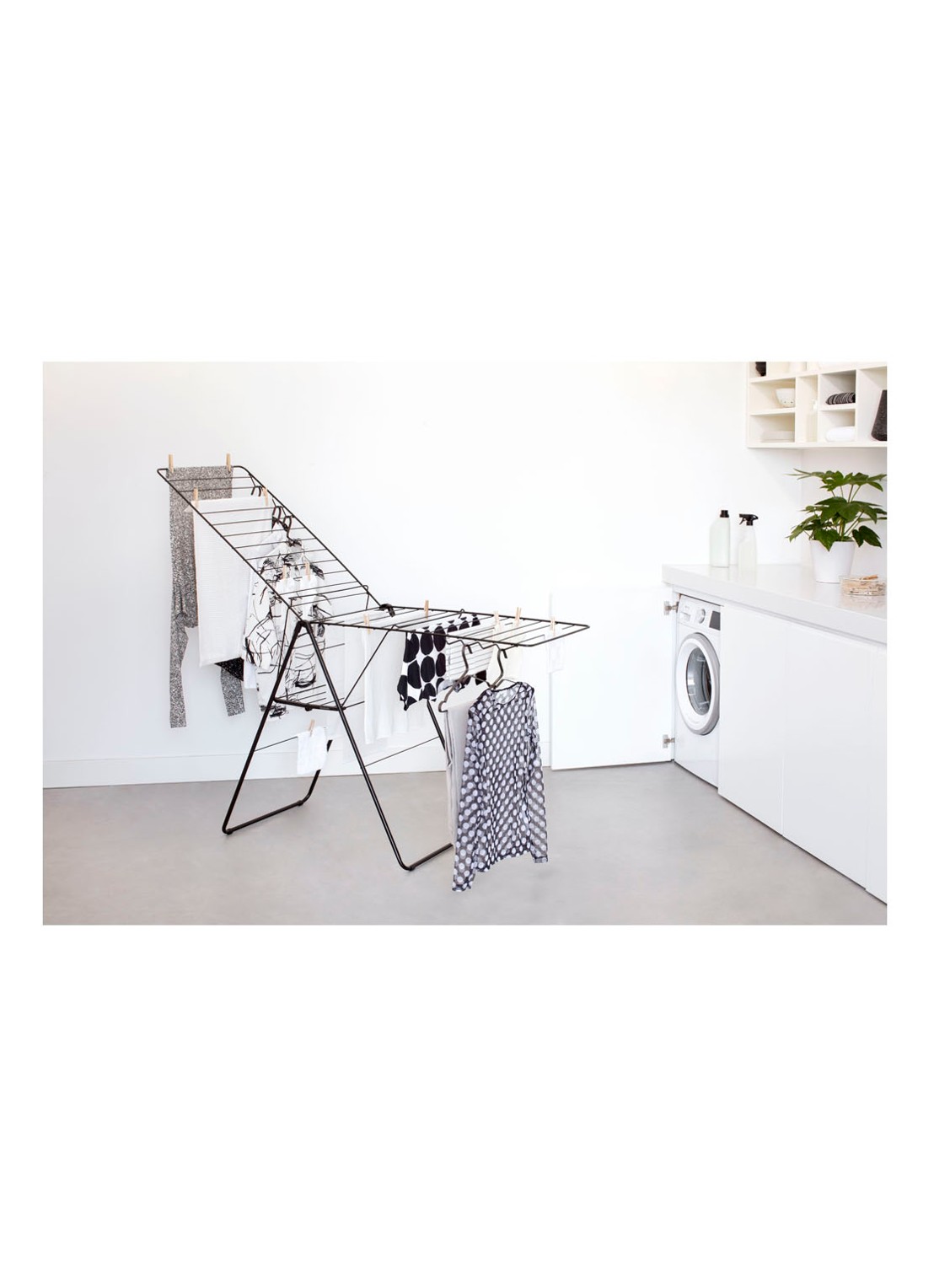 Brabantia Hangon droogrek 25 meter - detail 5 zwart