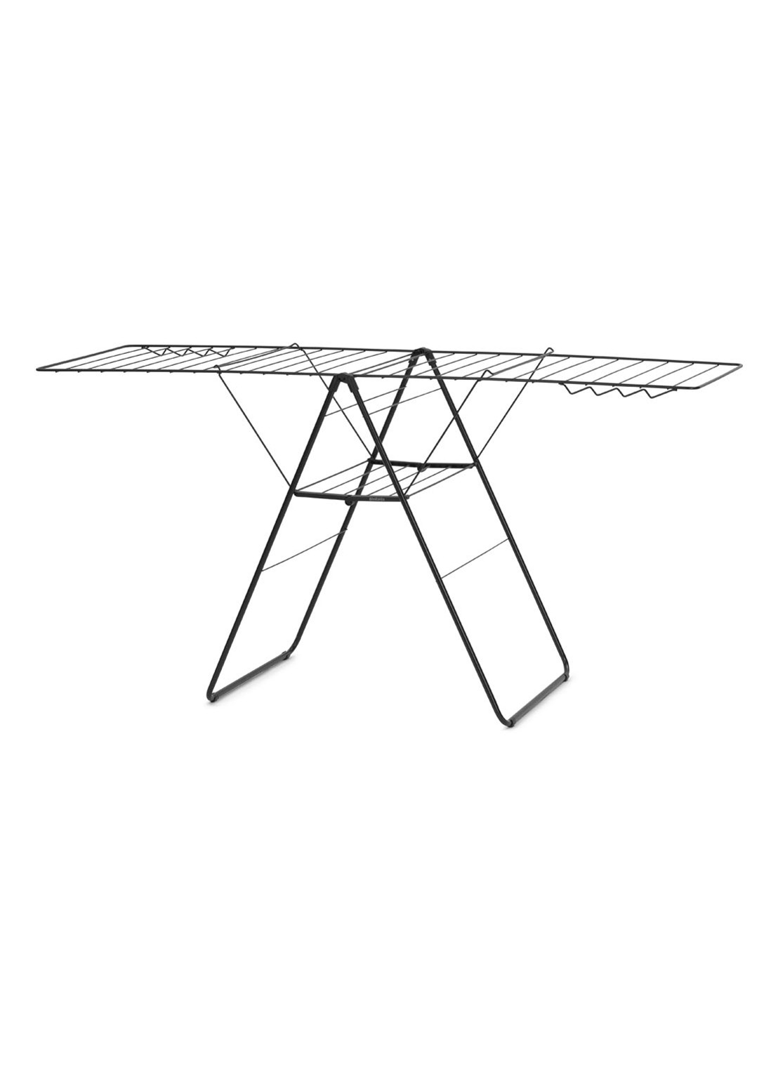 Brabantia Hangon droogrek 25 meter - voorkant 6 zwart