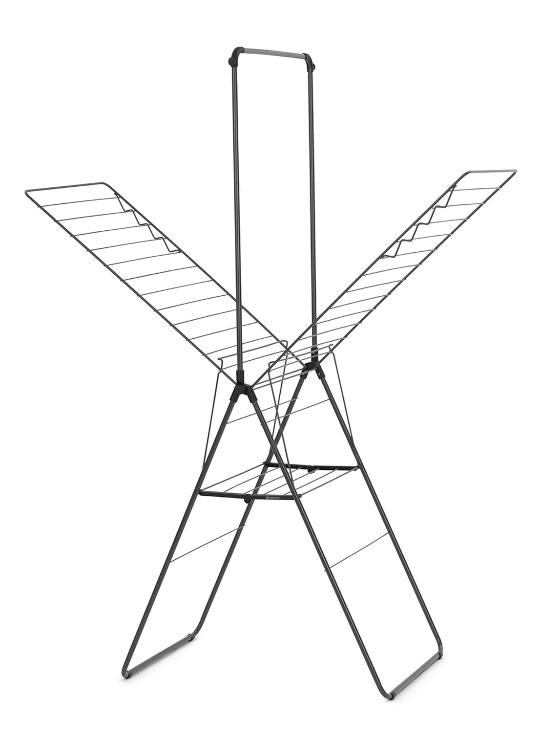Brabantia HangOn droogrek 25 meter - voorkant 2 antraciet