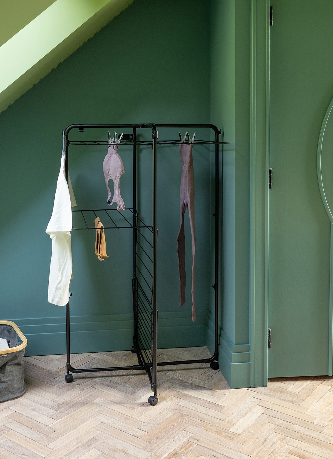 Brabantia HangOn droogtoren 23 meter - detail 8 zwart