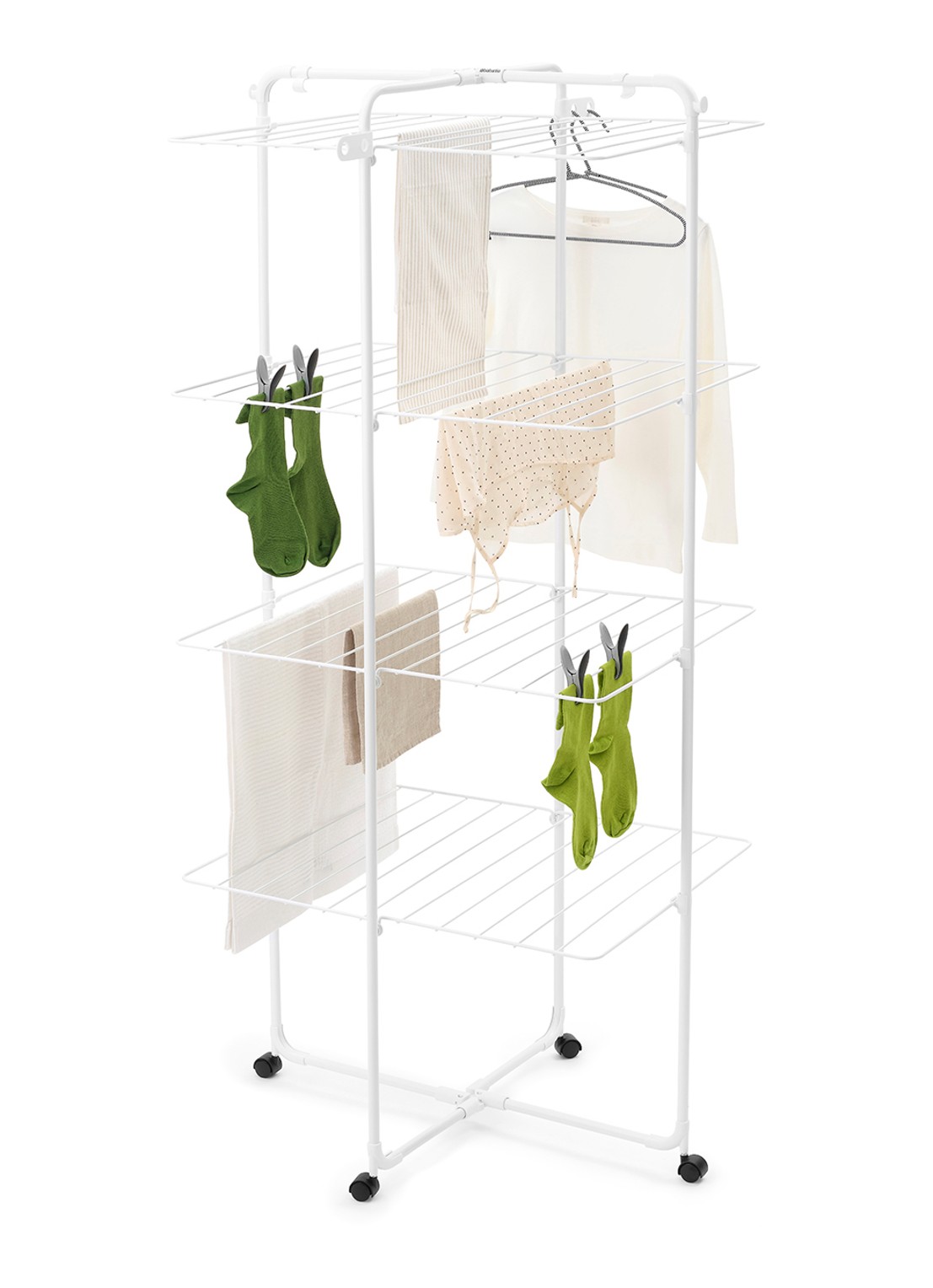 Brabantia HangOn droogtoren 30 meter - voorkant wit