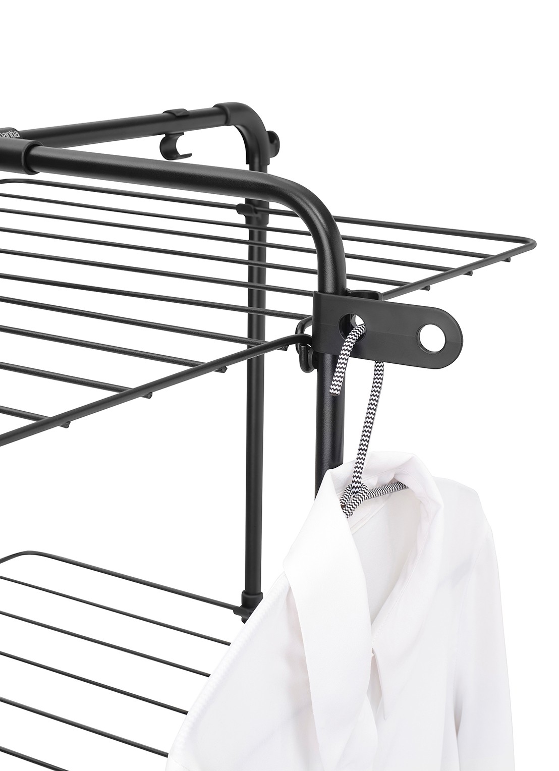 Brabantia HangOn droogtoren 30 meter - achterkant 8 zwart