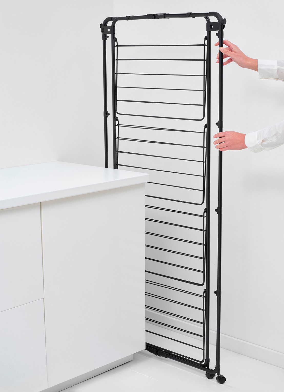 Brabantia HangOn droogtoren 30 meter - detail 5 zwart
