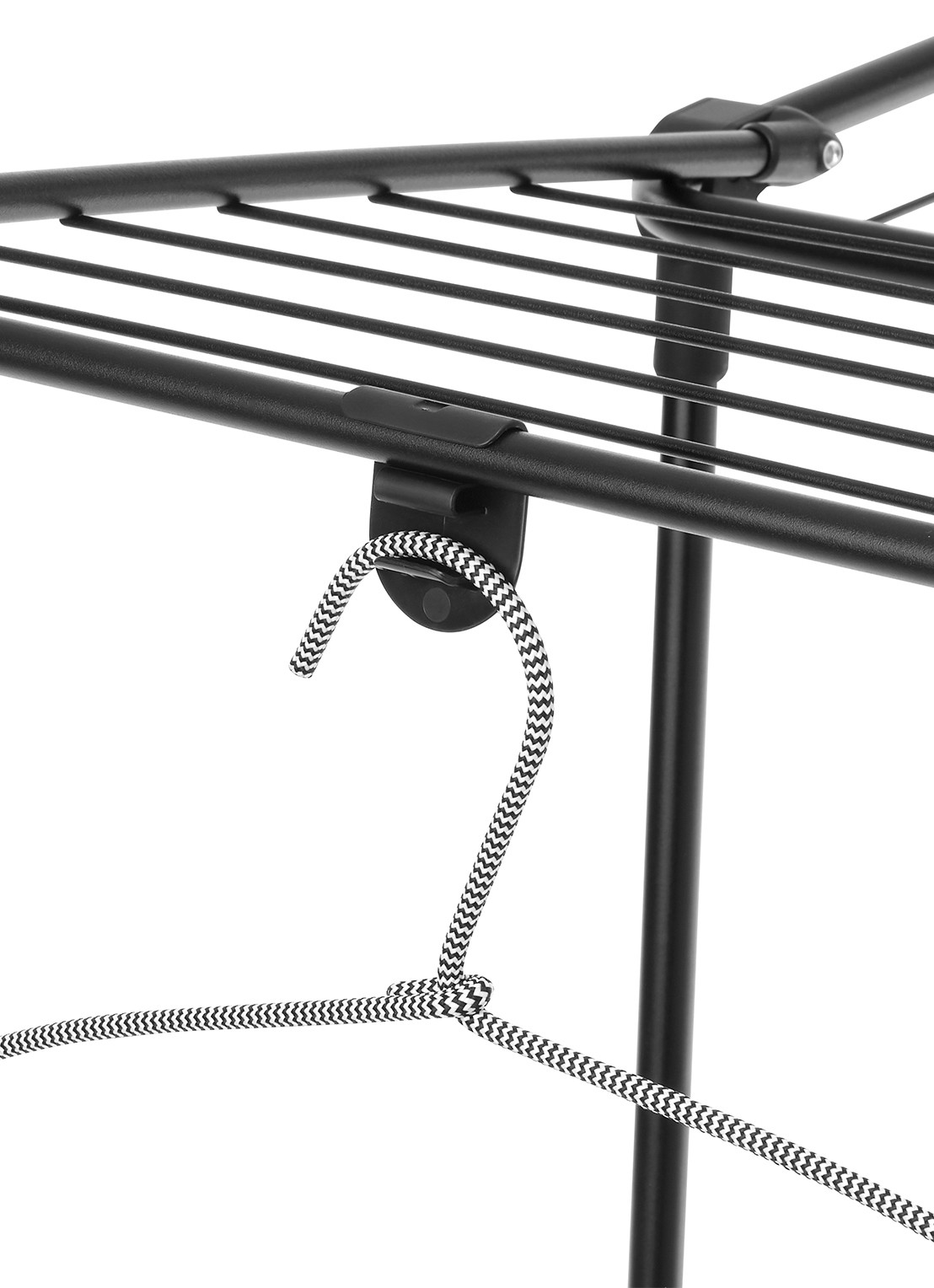 Brabantia HangOn Too droogrek 18 meter - detail 4 zwart